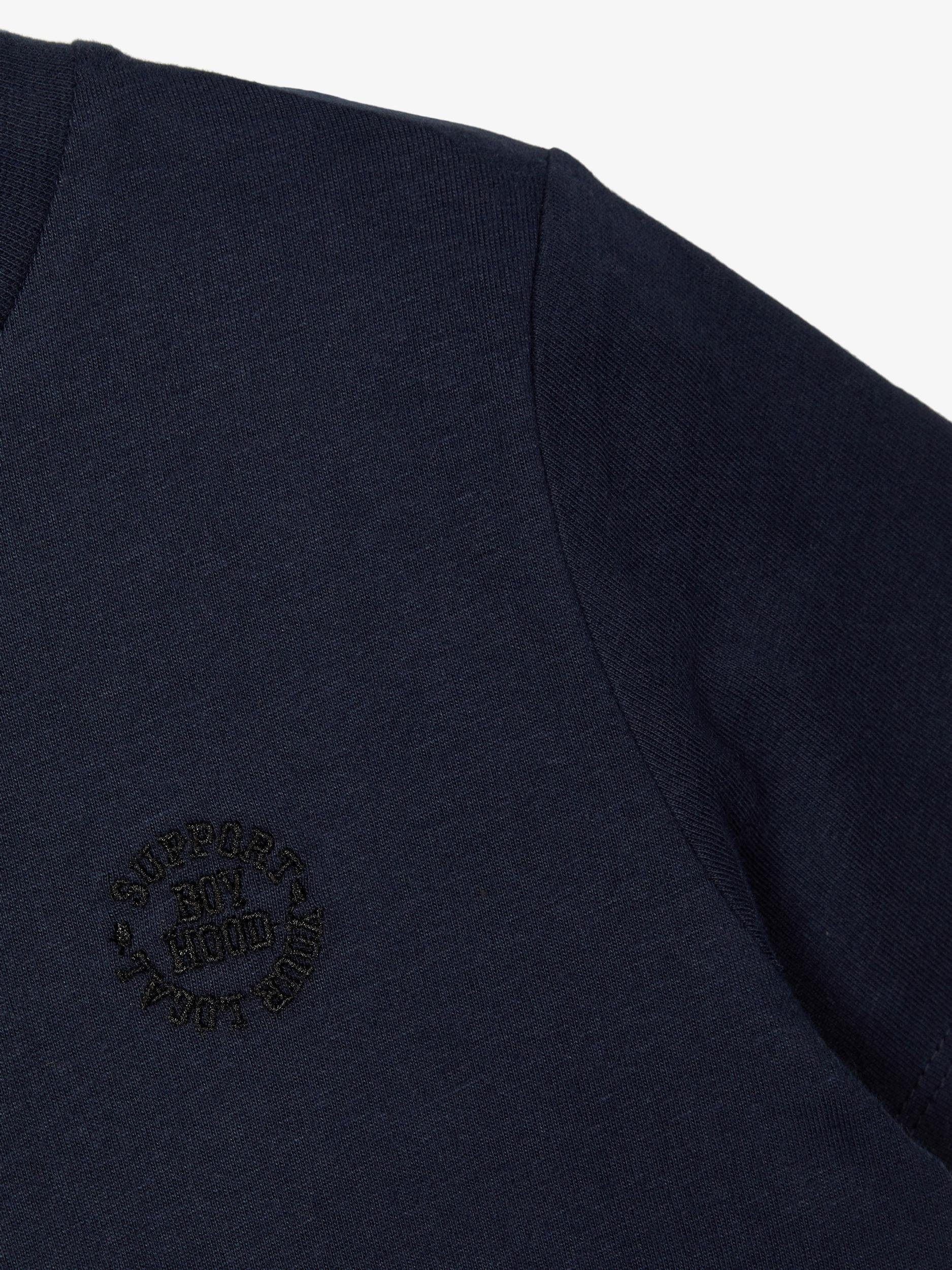 (1-tlg) mit Dark T-Shirt Name Jungen Baumwolle aus Sapphire reiner It Baumwoll-Shirt Print, kurzärmelig lizensiertem