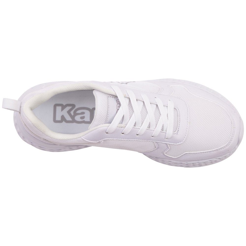 white-l'grey sportliche Sneaker unterstützen zusätzlich - Kappa Leistung