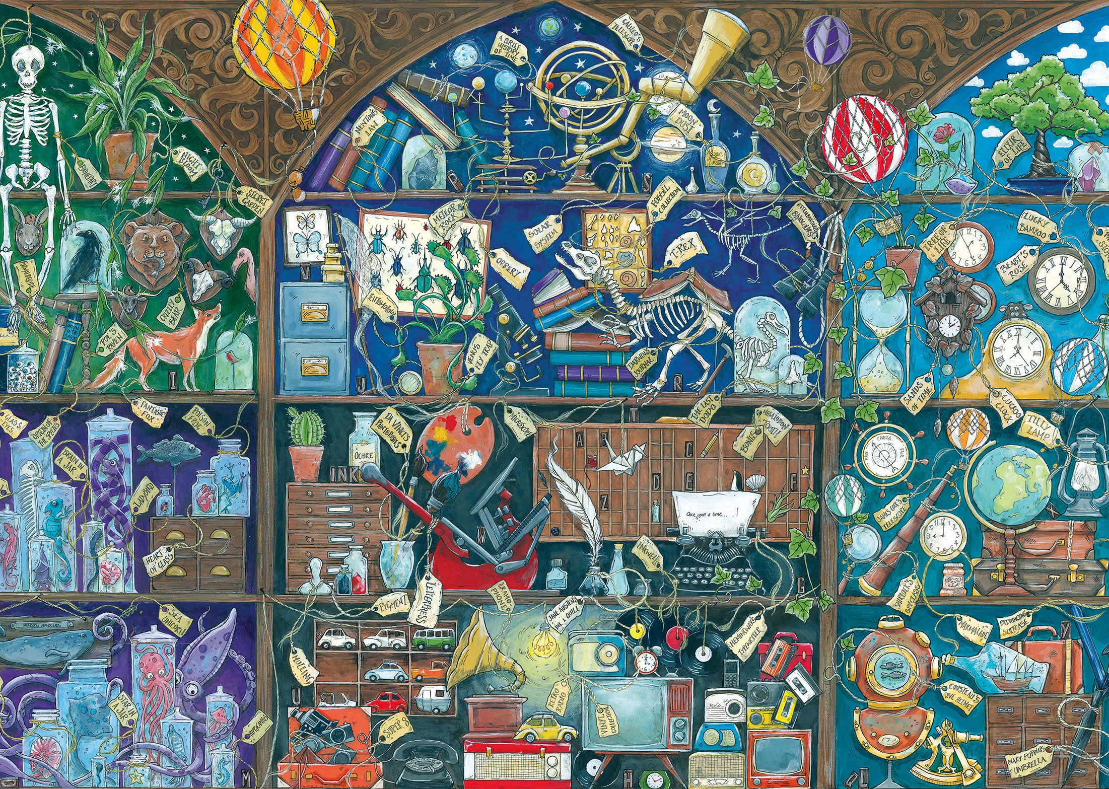 Ravensburger Puzzle Das Kuriositätenkabinett, 1000 Puzzleteile, günstig online kaufen