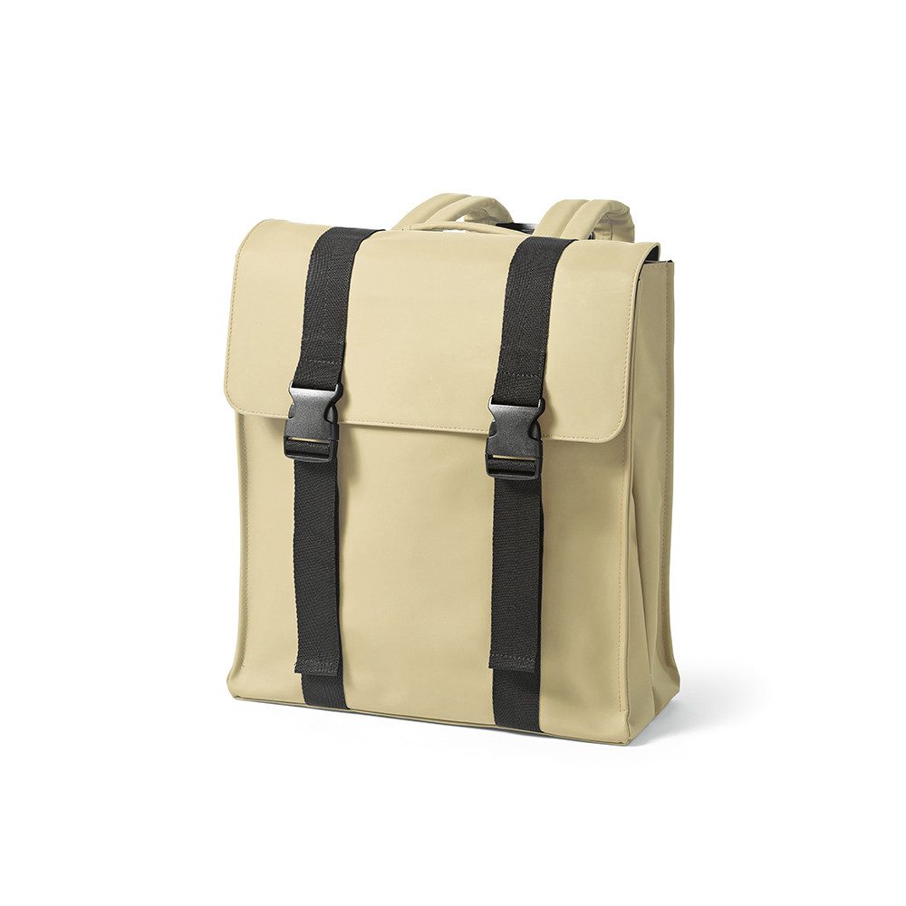 CABBEL Rucksack Rucksack 22L Laptop 17 Zoll rPET nachhaltig robust leicht 0,648kg (Rucksack, 1-tlg., Einzelartikel), Beige, 56% recycelt, 22 Liter, 35x38x14 cm, 0,648 kg, rPET, Laptopfach
