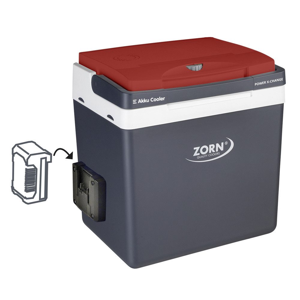 Zorn Outdoor Products Kühlbox ZORN Cooler Z 26 LNE PX Akku-Kühlbox & Heizbox EEK: E (A - G) Thermoel