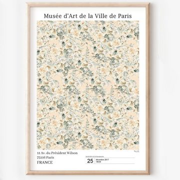 homestyle-accessoires Poster Bilderset ANEMONEN MUSÉE D'ART PARIS 3er SET DIN A3 Prints, (3 St), Ohne Bilderrahmen