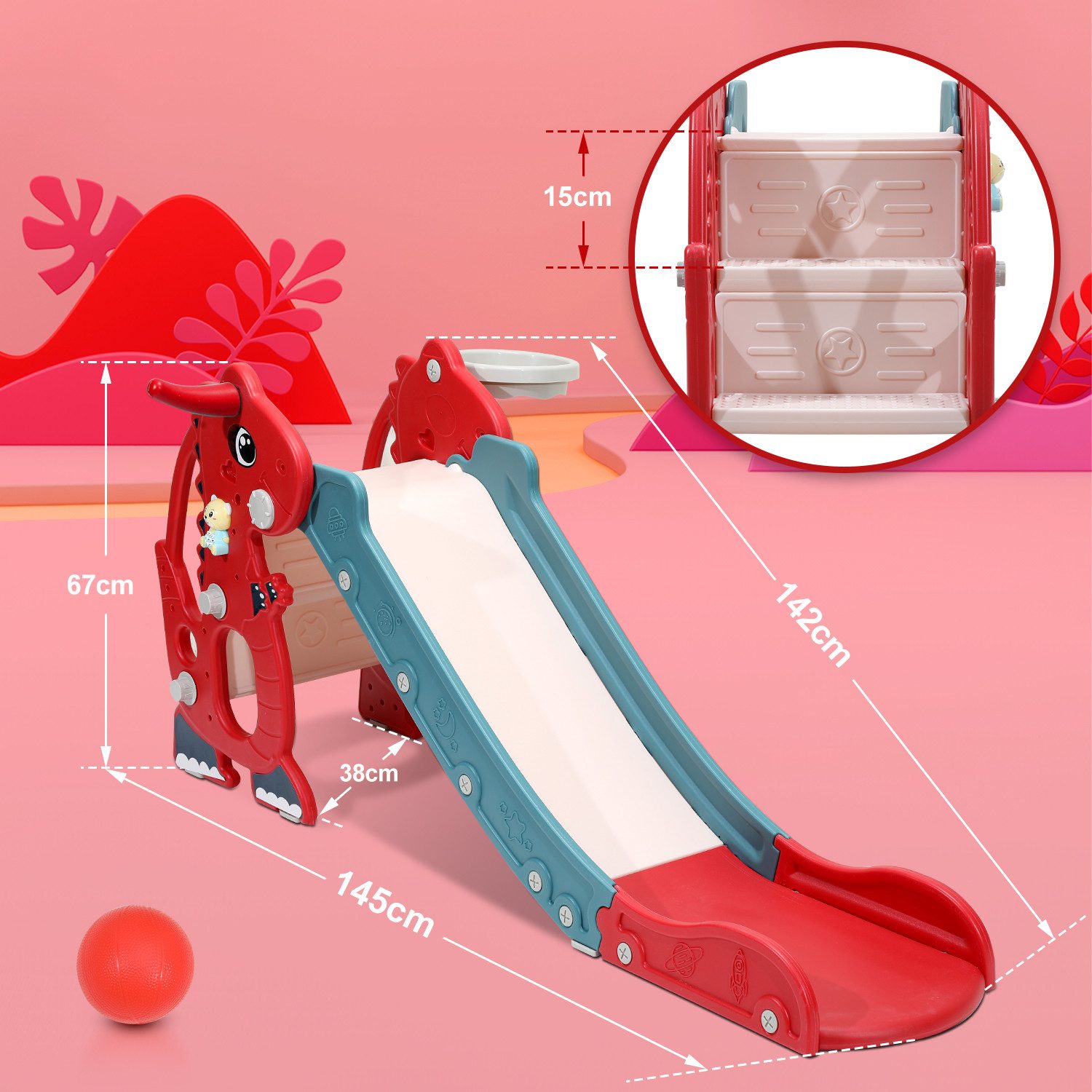 Clanmacy Rutsche Kinderrutsche Kinder Rutsche 4 günstig online kaufen