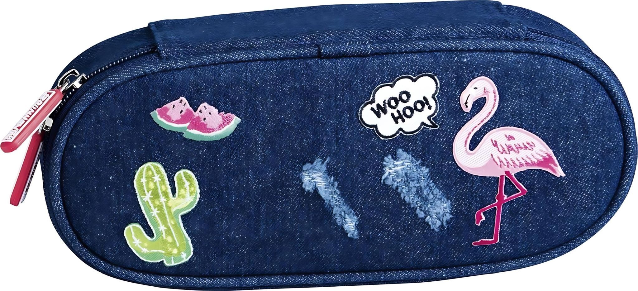 BRUNNEN Federmäppchen BRUNNEN Combi-Etui Patches