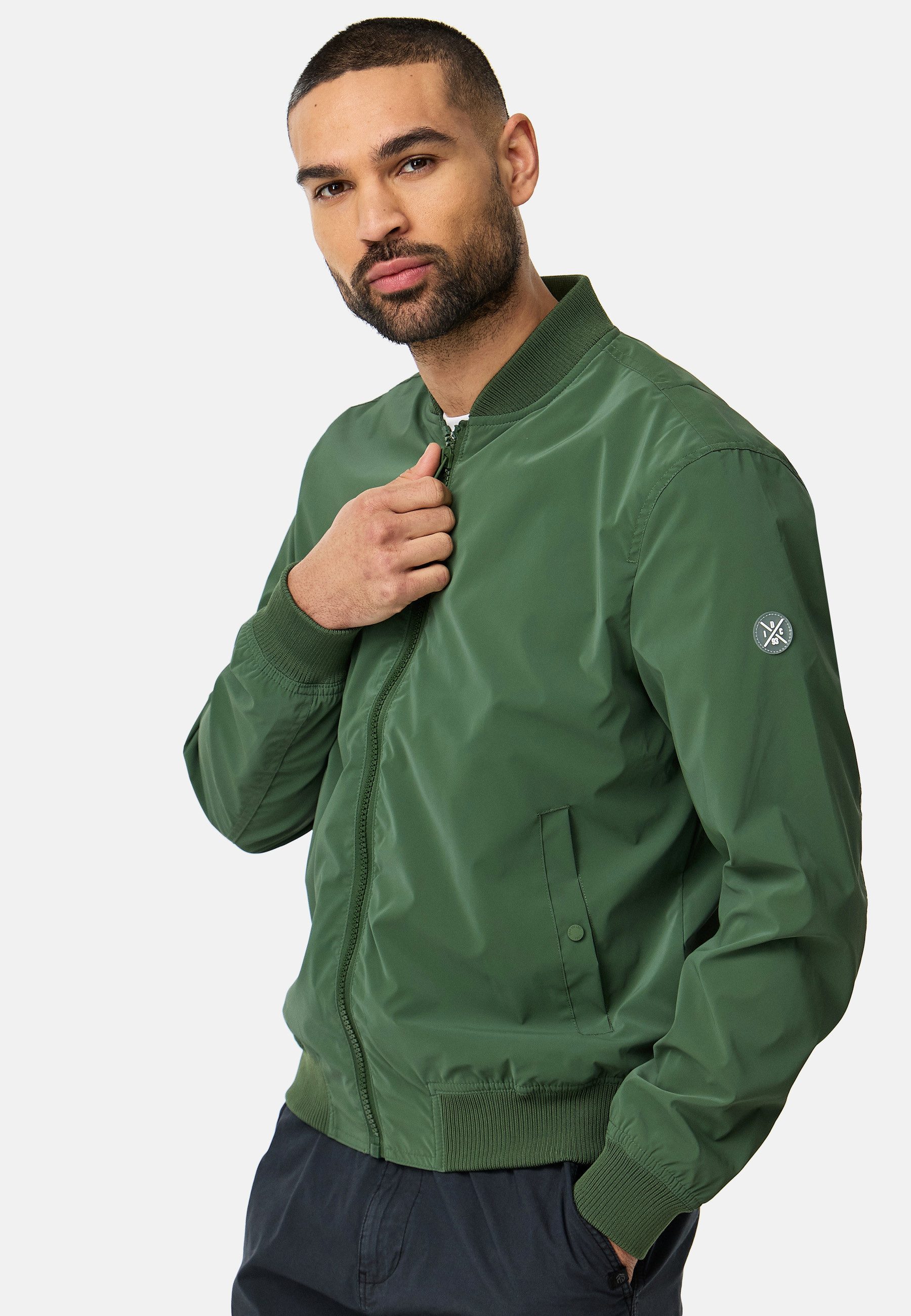 Indicode Sommerjacke Herren INIgnam Übergangsjacke Herrenjacke mit klassischer Bomberjacken-Silhouette