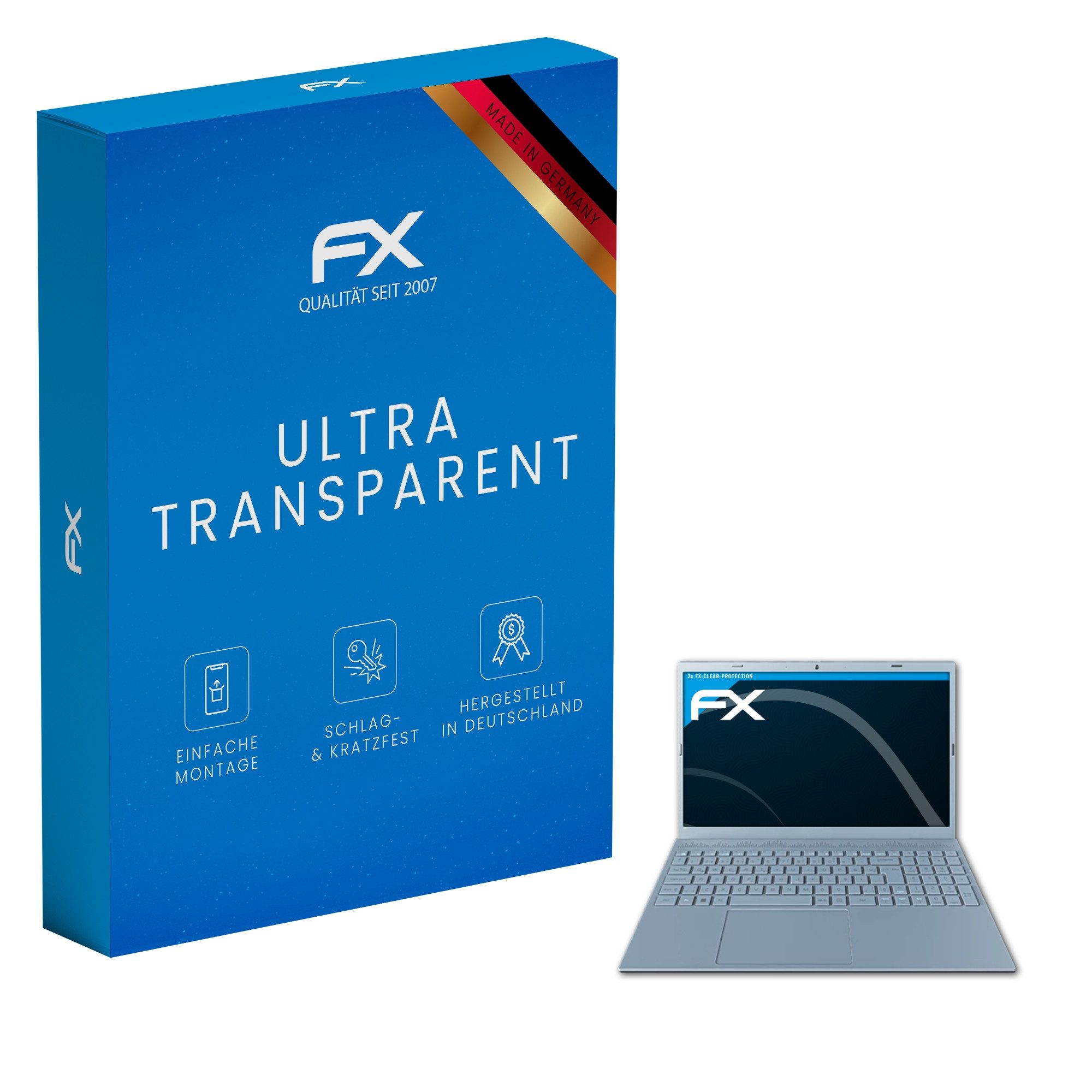 atFoliX Schutzfolie Displayschutz für Casper Nirvana C500, (2 Folien), Ultraklar und hartbeschichtet
