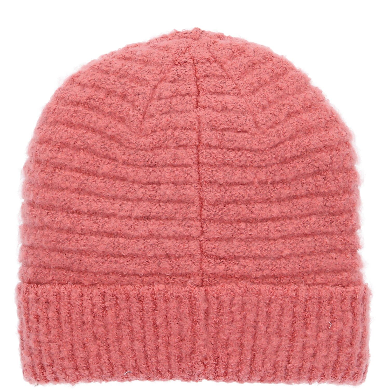 Antonio Strickmütze Antonio Damen Strick Mütze Bouclé Beanie lachs (1-St) günstig online kaufen