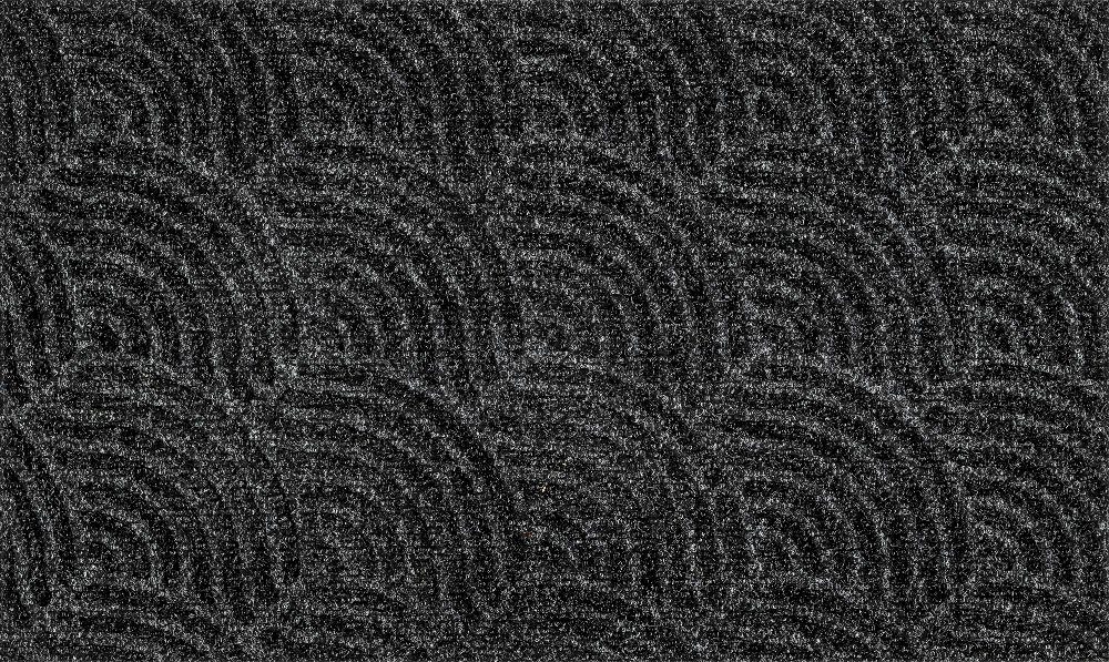 Fußmatte Waves, wash+dry by Kleen-Tex, mm, In- waschbar rechteckig, geeignet, und Schmutzfangmatte, dark/grey Outdoor Höhe: 8