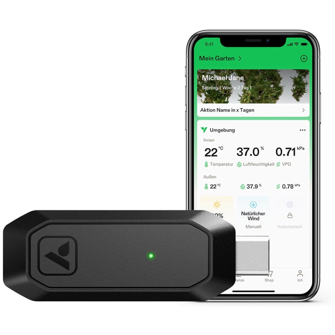 VIVOSUN VIVOSUN GrowHub E25 Smart Controller für Growzelte Smart-Home-Steuerelement, Zentrale App Steuerung für Licht und Lüftung
