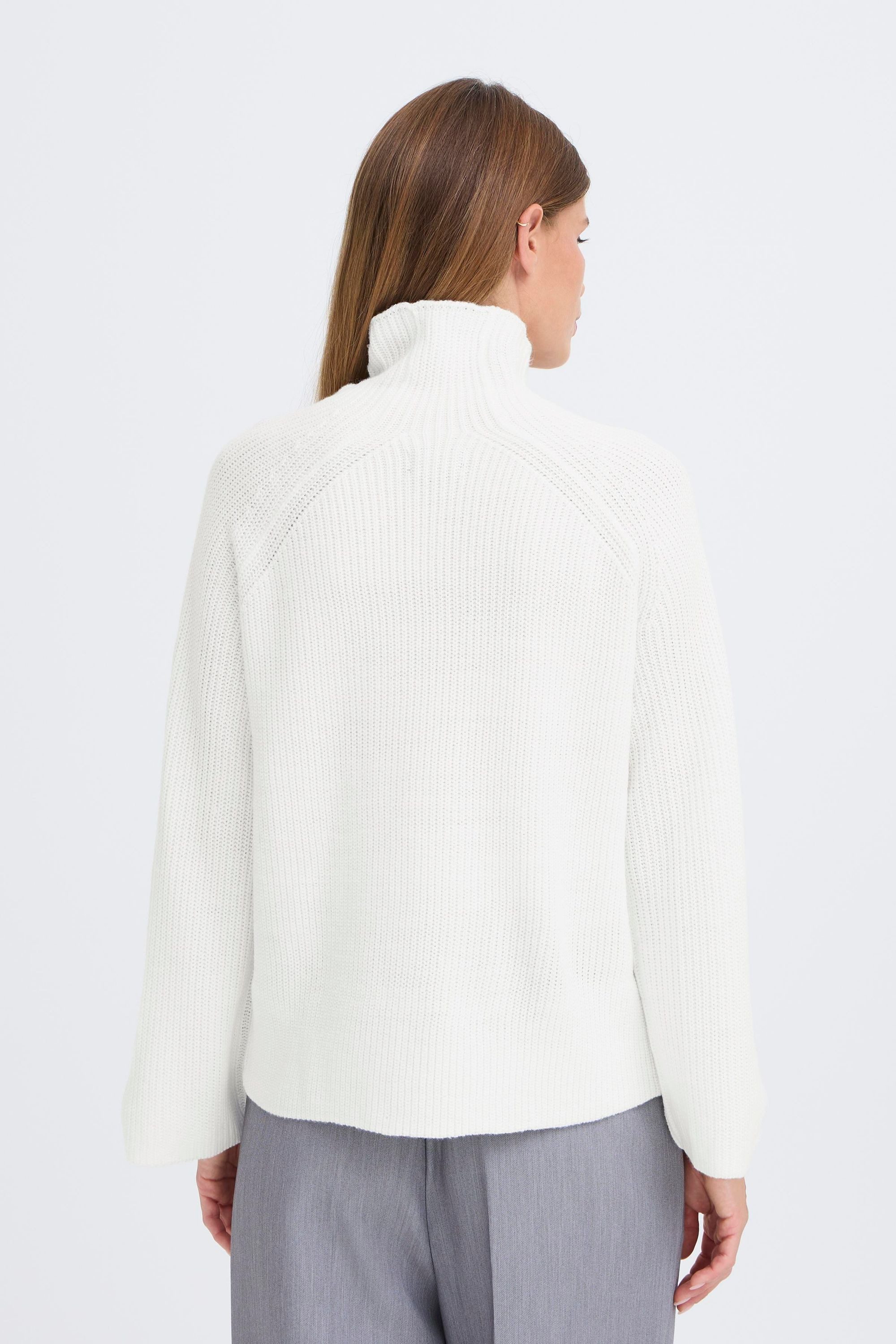 OXMO Strickpullover OXNelly Modischer Rollkragenpullover