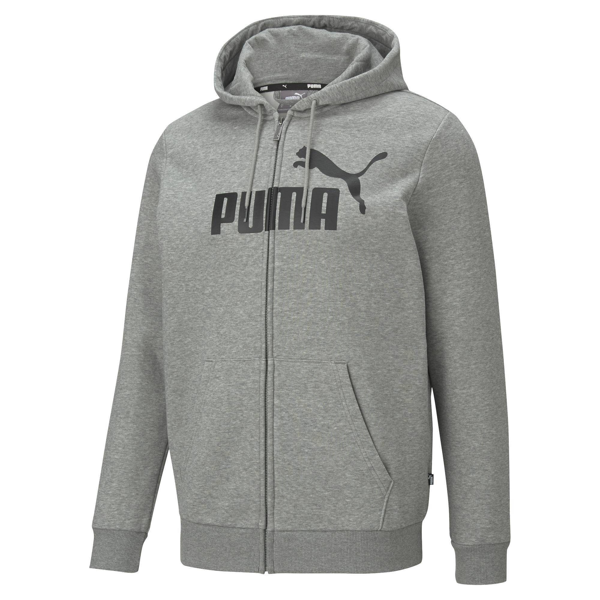 PUMA Sweatshirt Herren Sweatjacke - ESS BIG LOGO FZ HOODIE