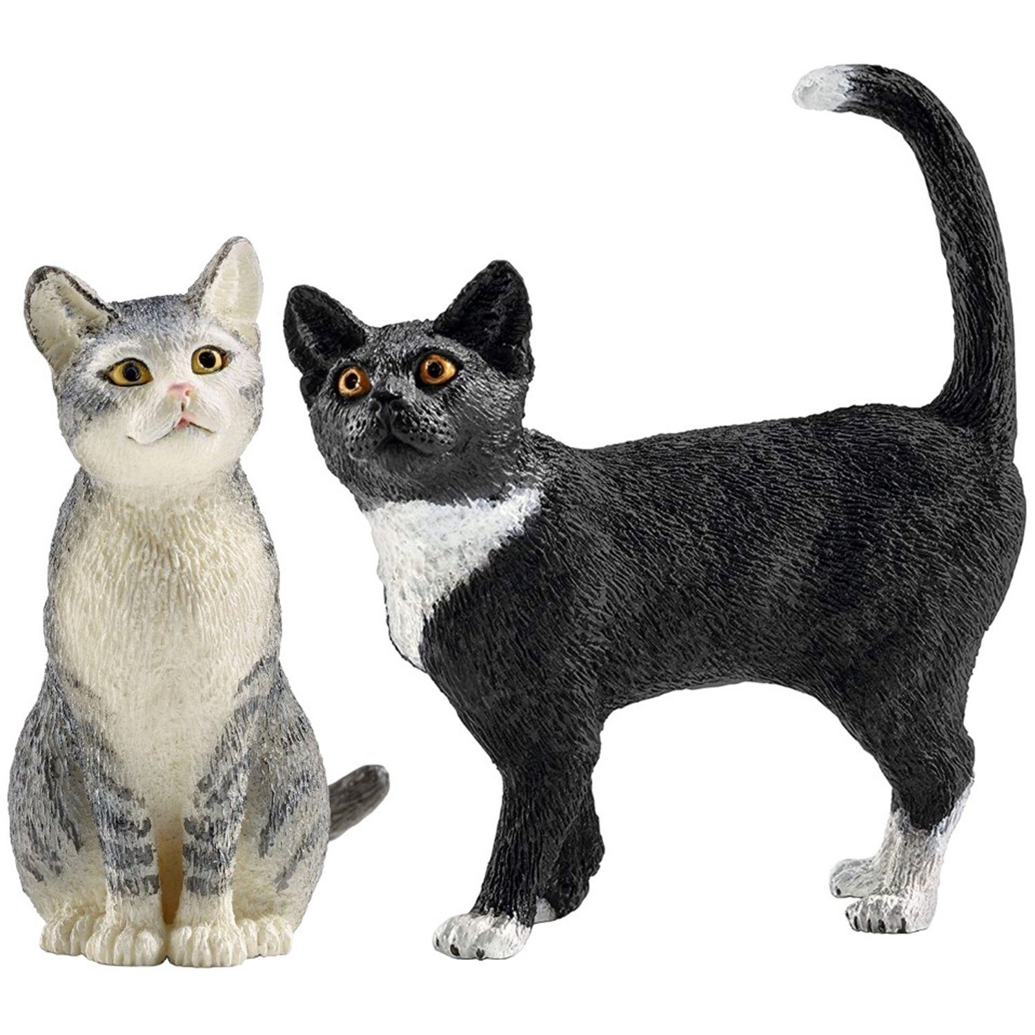 Schleich® Tierfigur 13770 13771 Farm World 2er Set Katze stehend