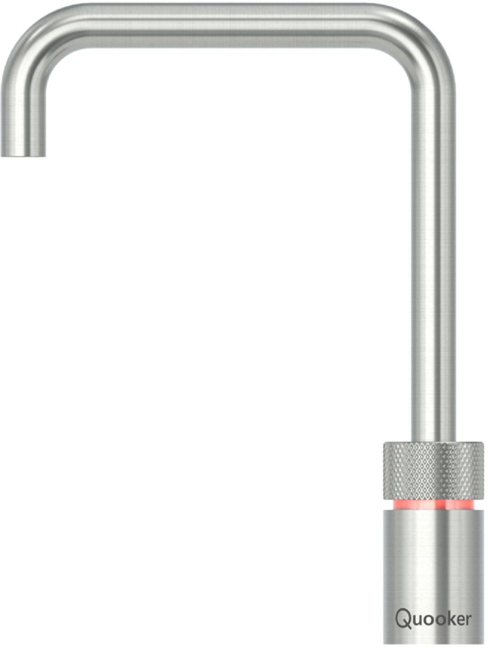QUOOKER Küchenarmatur Nordic Square single tap mit COMBI Reservoir & CUBE Voll-Edelstahl *inkl. 7 JAHRE GARANTIE*