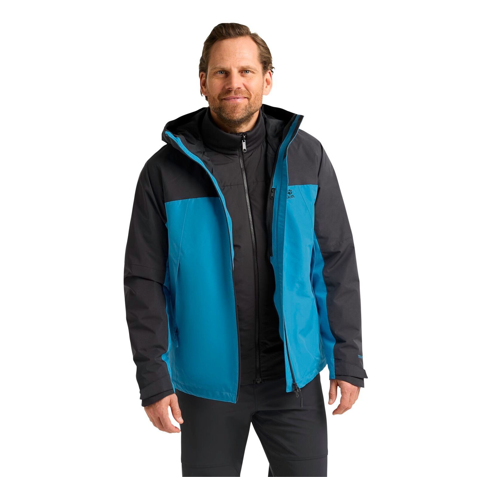 Jack Wolfskin Funktionsjacke Übergangs-Wanderjacke Wild Places 3in1 (wasser günstig online kaufen