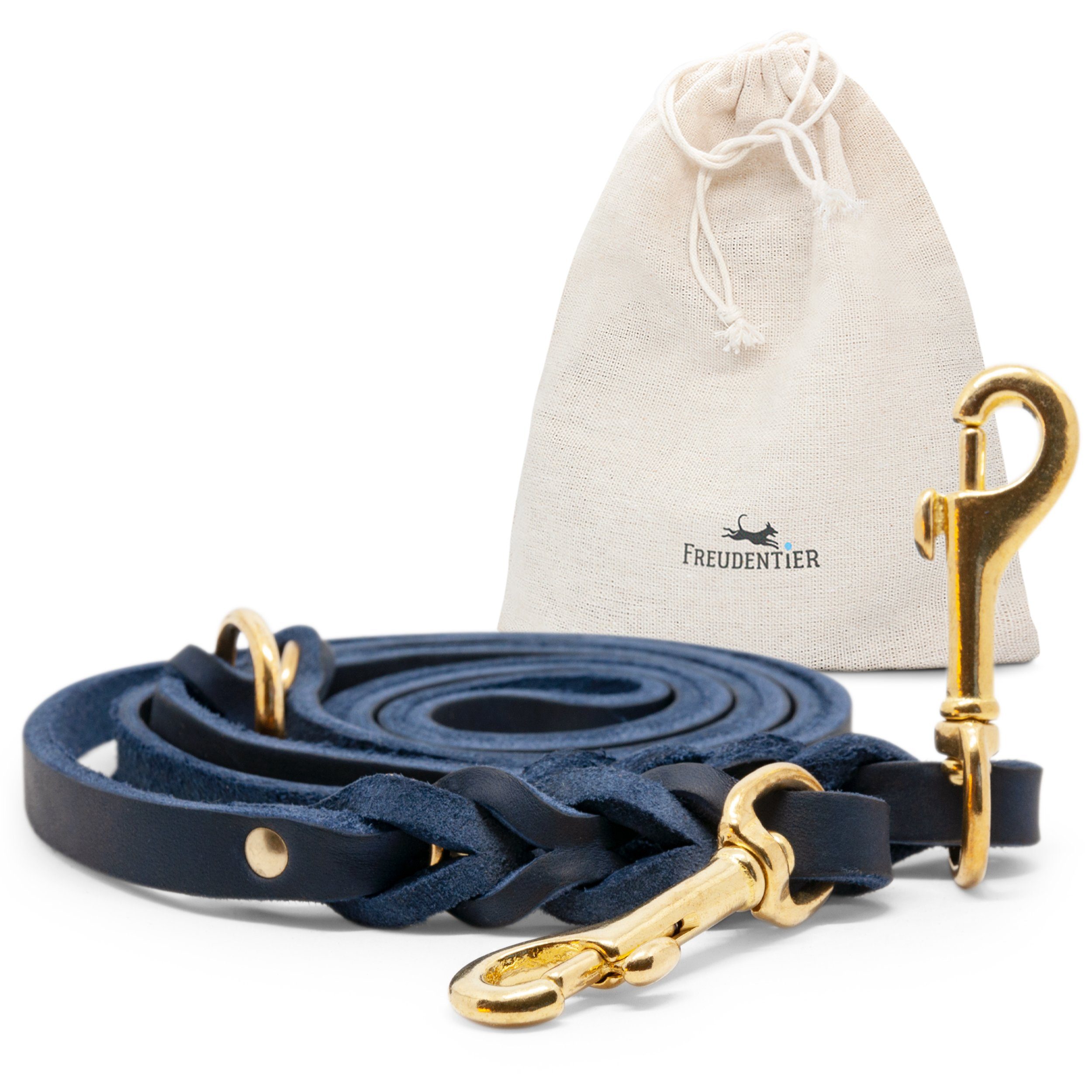 Hundeleine 2m AlsterTwist Kollektion, Leder