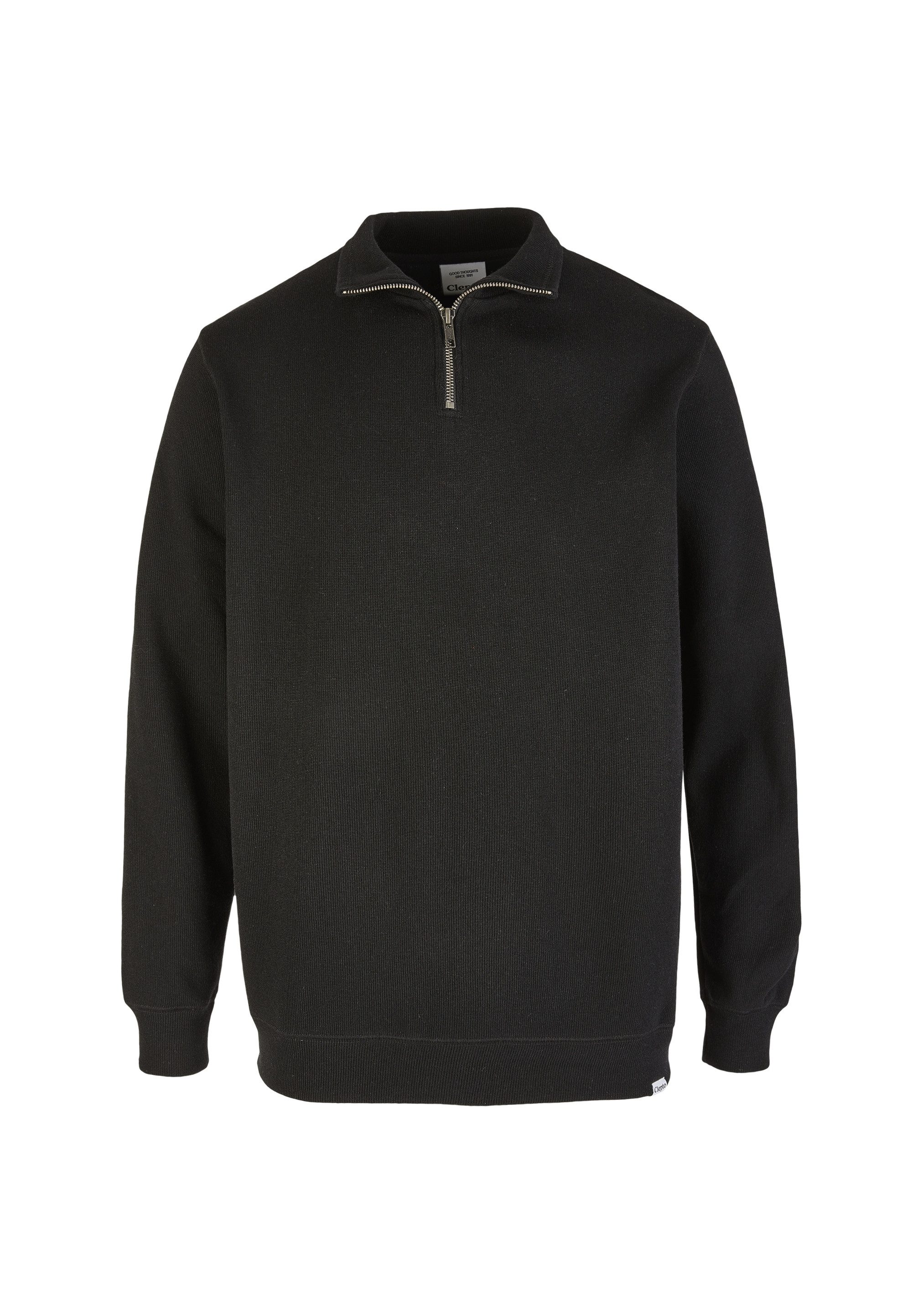 Cleptomanicx Strickpullover Noitch mit gebondeter Jersey-Innenseite