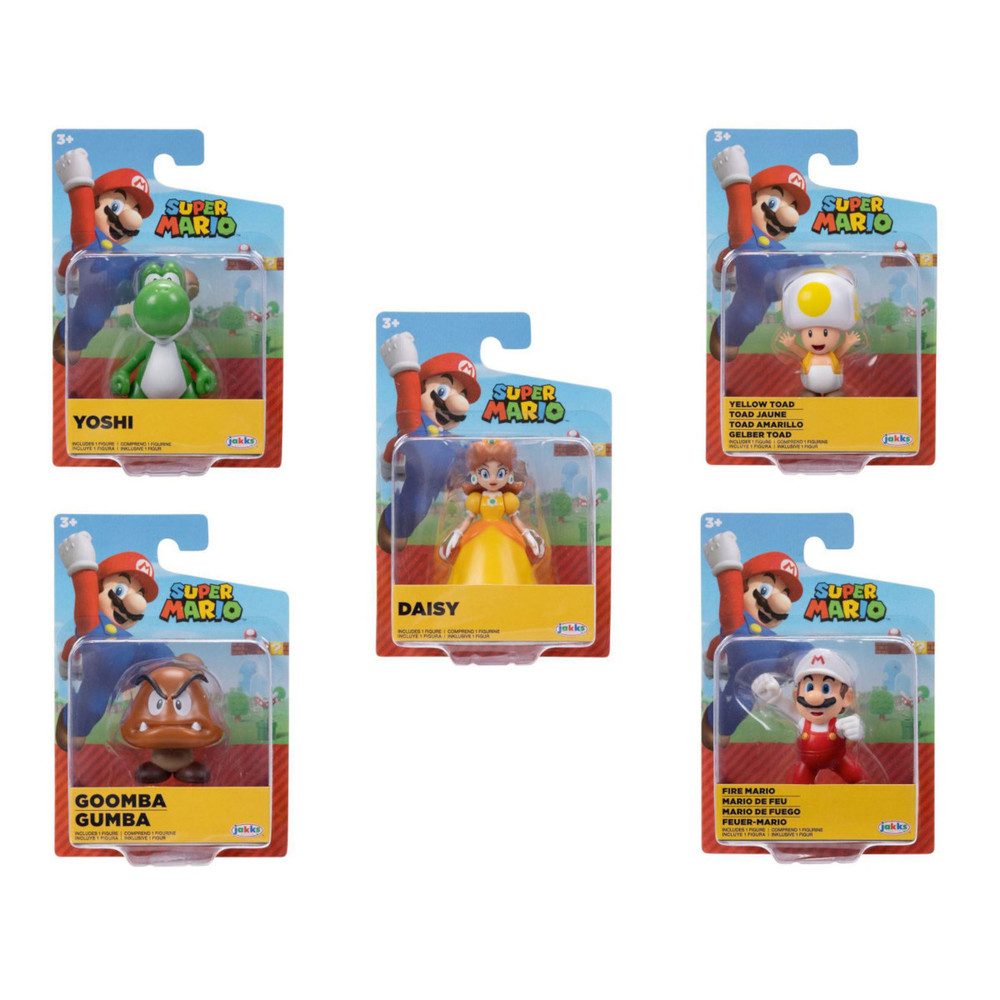 joojee Spielfigur Super Mario - Spielfigur - Maße: ca. 6,5 cm - 1 Stück