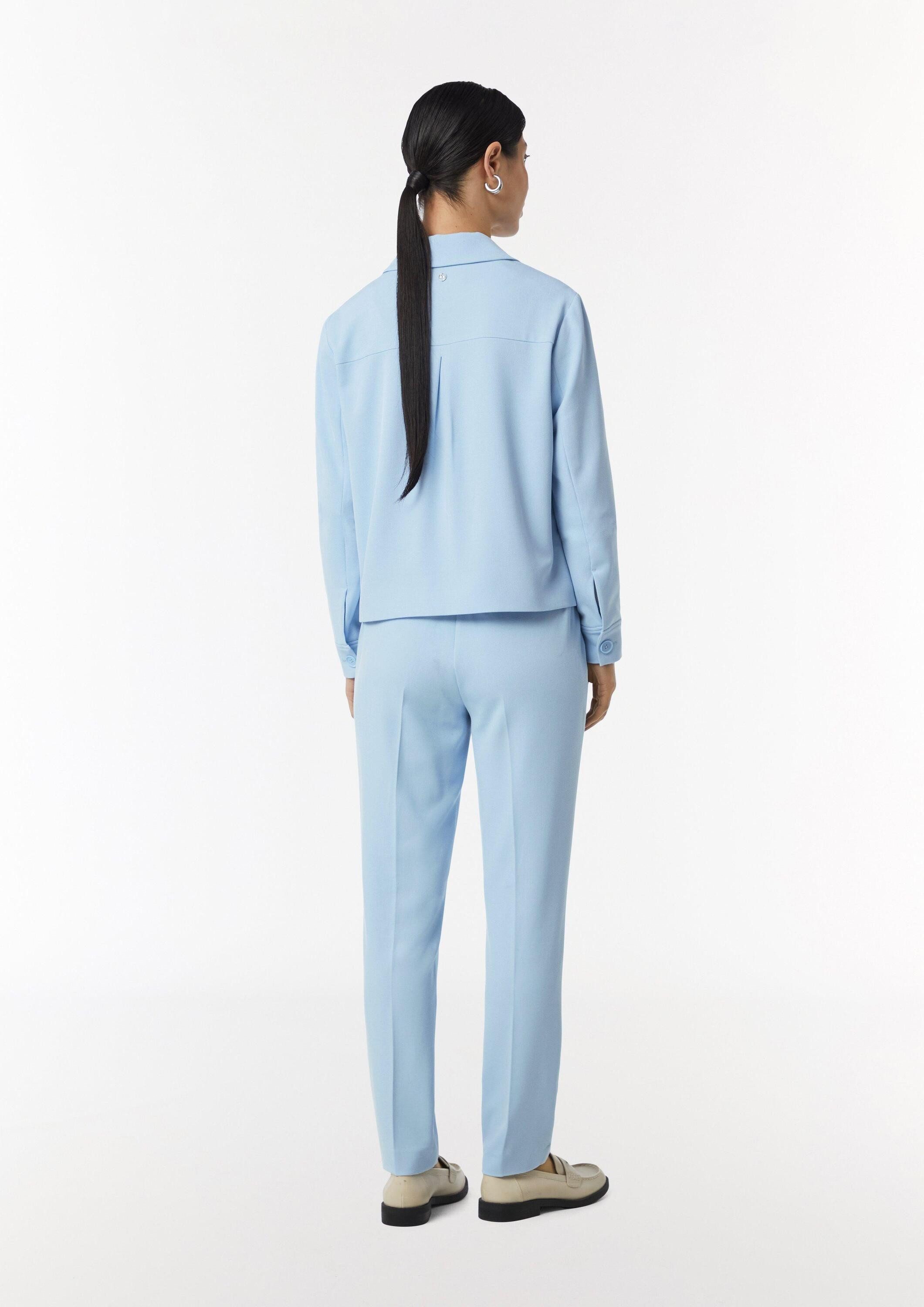 comma 7/8-Hose Hose Cigarette Pants mit Strukturmuster