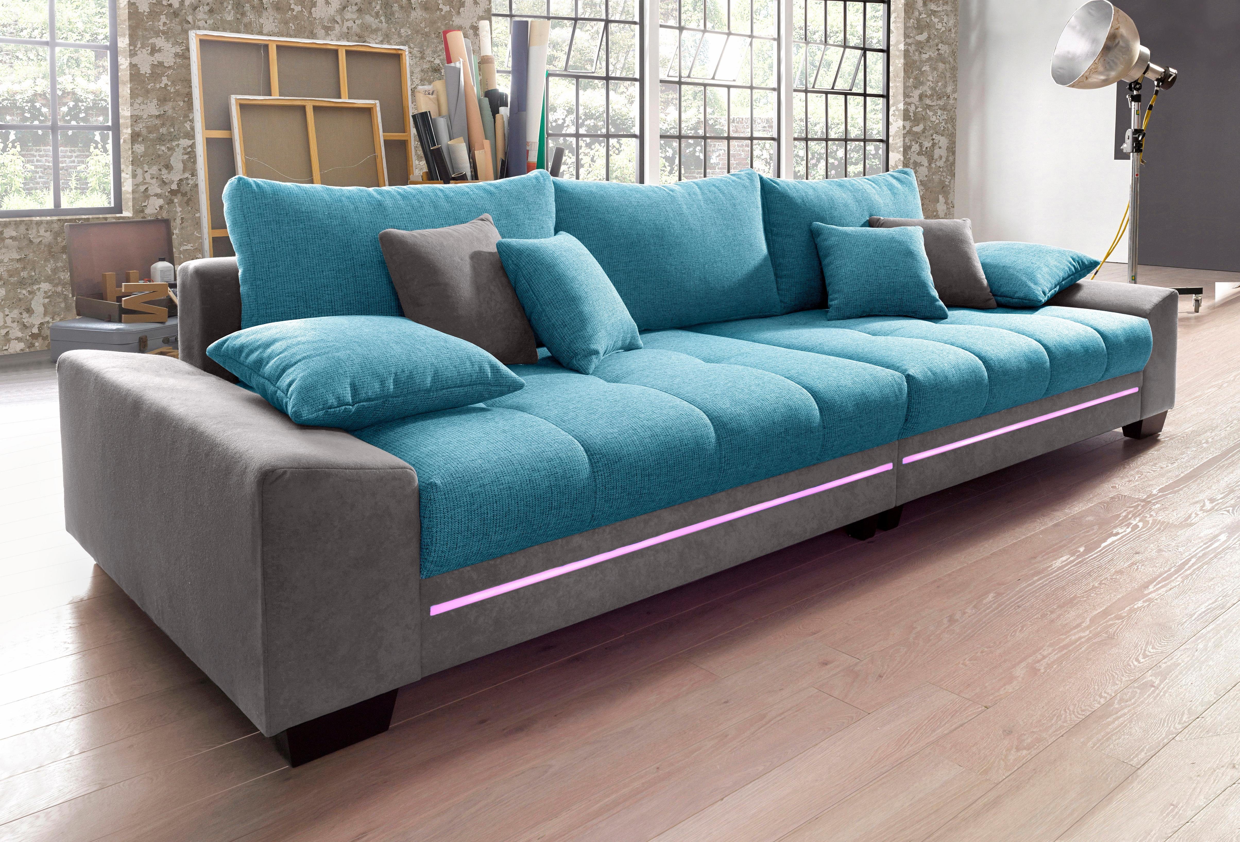 Nova Via Big Sofa Wahlweise Mit Kaltschaum 140kg Belastung Sitz Und Bluetooth Soundsystem Sowie Rgb Led Beleuchtung Online Kaufen Otto