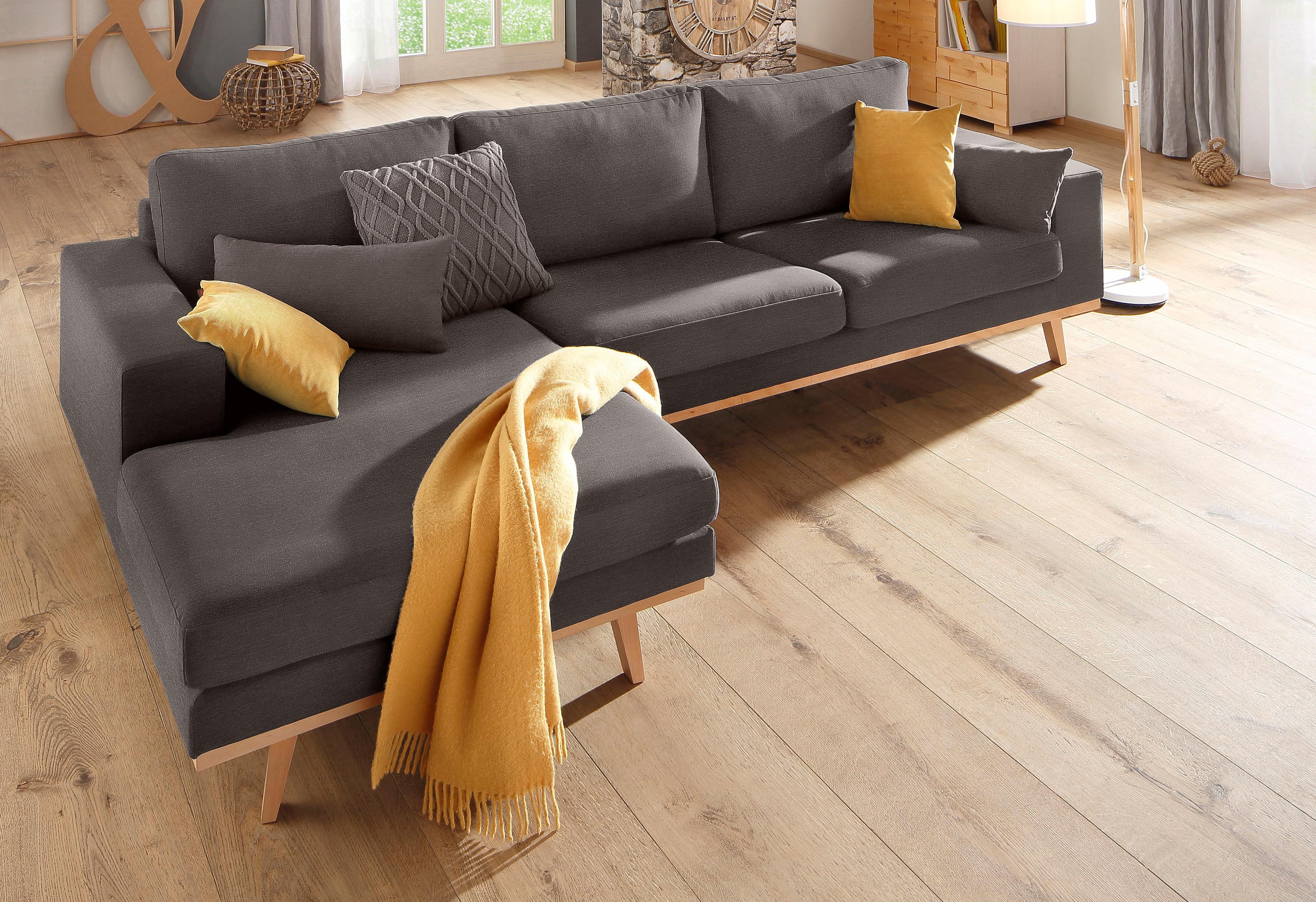 Ecksofa TORINO von HOME AFFAIRE in braun ab 899,99€