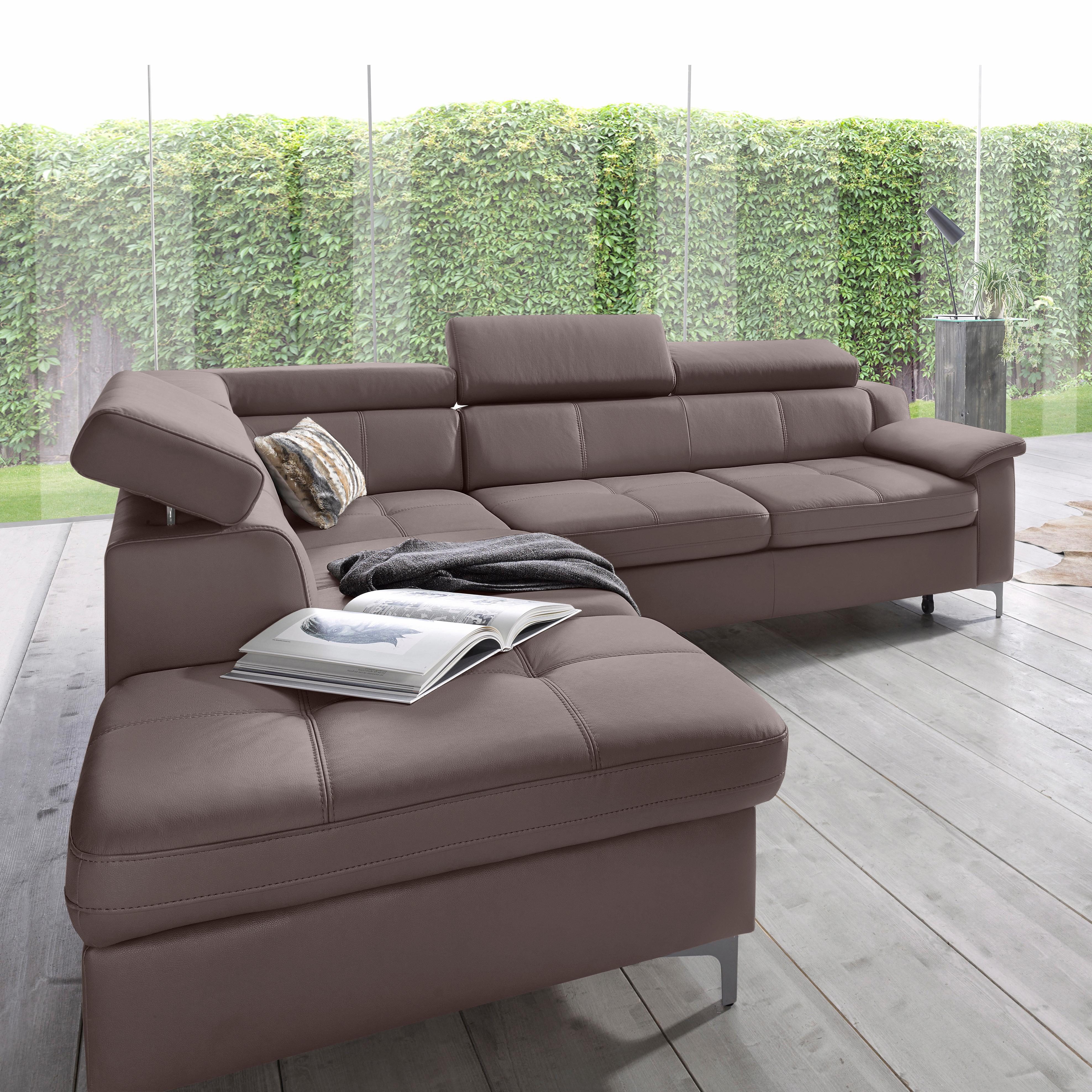 exxpo - sofa fashion Ecksofa, mit Kopf- bzw. Rückenverstellung ...
