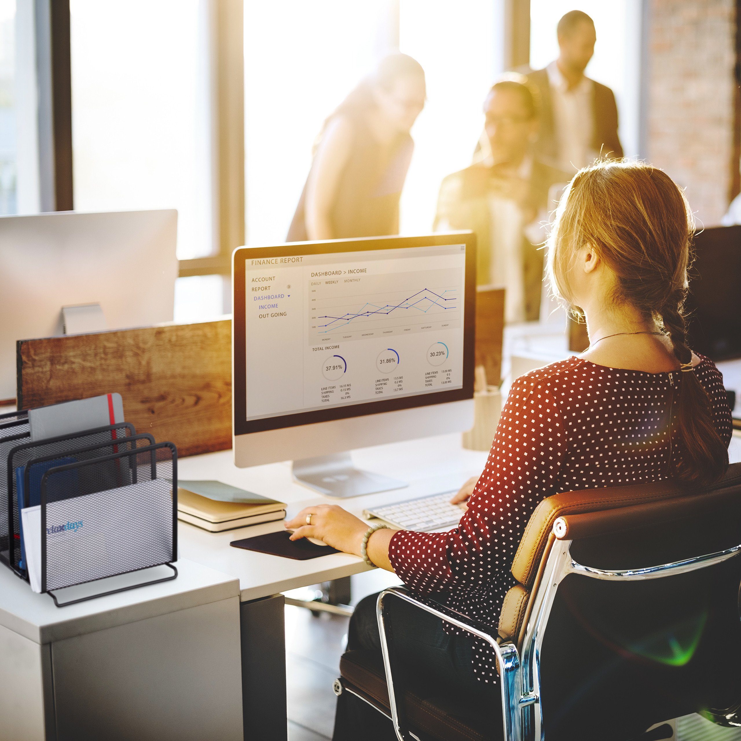 relaxdays Organizer Katalogsammler Metall mit 5 Fächern, schwarz