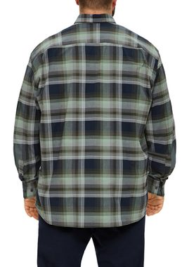 s.Oliver Langarmhemd Regular: Hemd aus Baumwollstretch