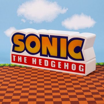 Fizz creations Nachtlicht Sonic The Hedgehog Logo-Licht, LED fest integriert, Offiziell Lizenziertes Sonic The Hedgehog-Merchandise
