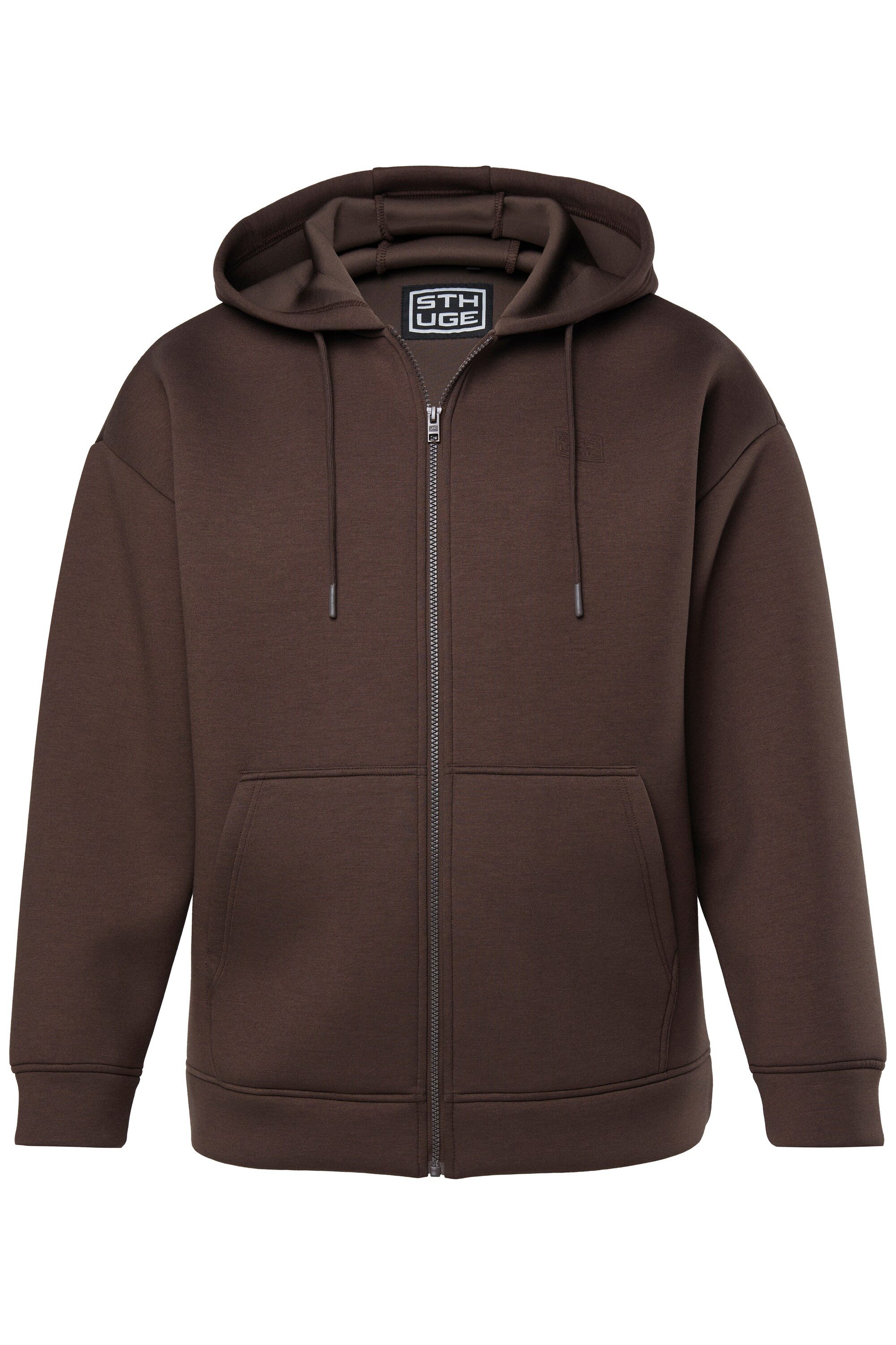STHUGE Sweatshirt STHUGE Scuba-Jacke Kapuze Kängurutasche günstig online kaufen
