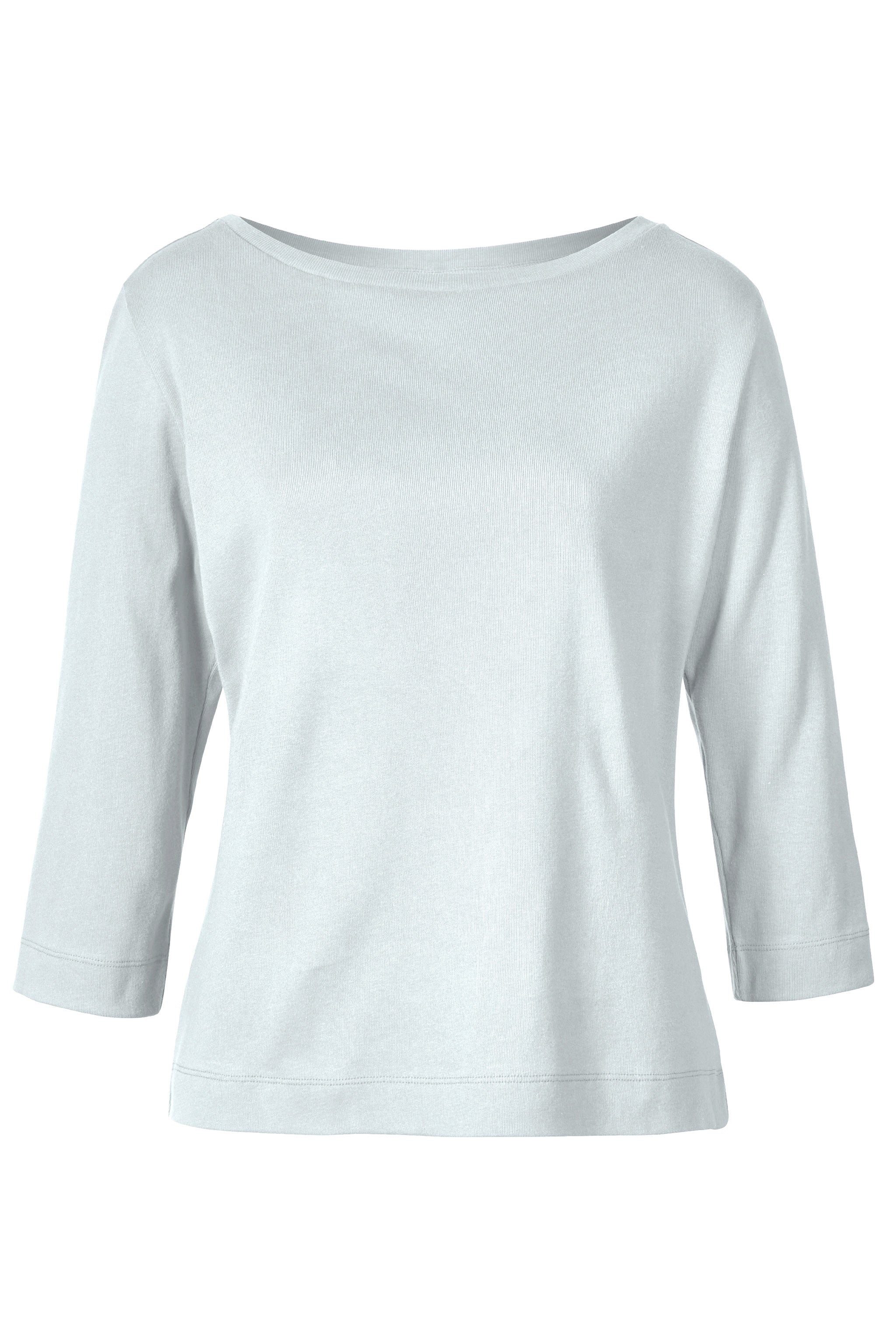 Himalaya Clothing 3/4-Arm-Shirt Basic Shirt 3/4 Arm Damen "Alma" mit Rundhalsausschnitt Bio-Baumwolle Vielseitiges Shirt mit hohem Tragekomfort