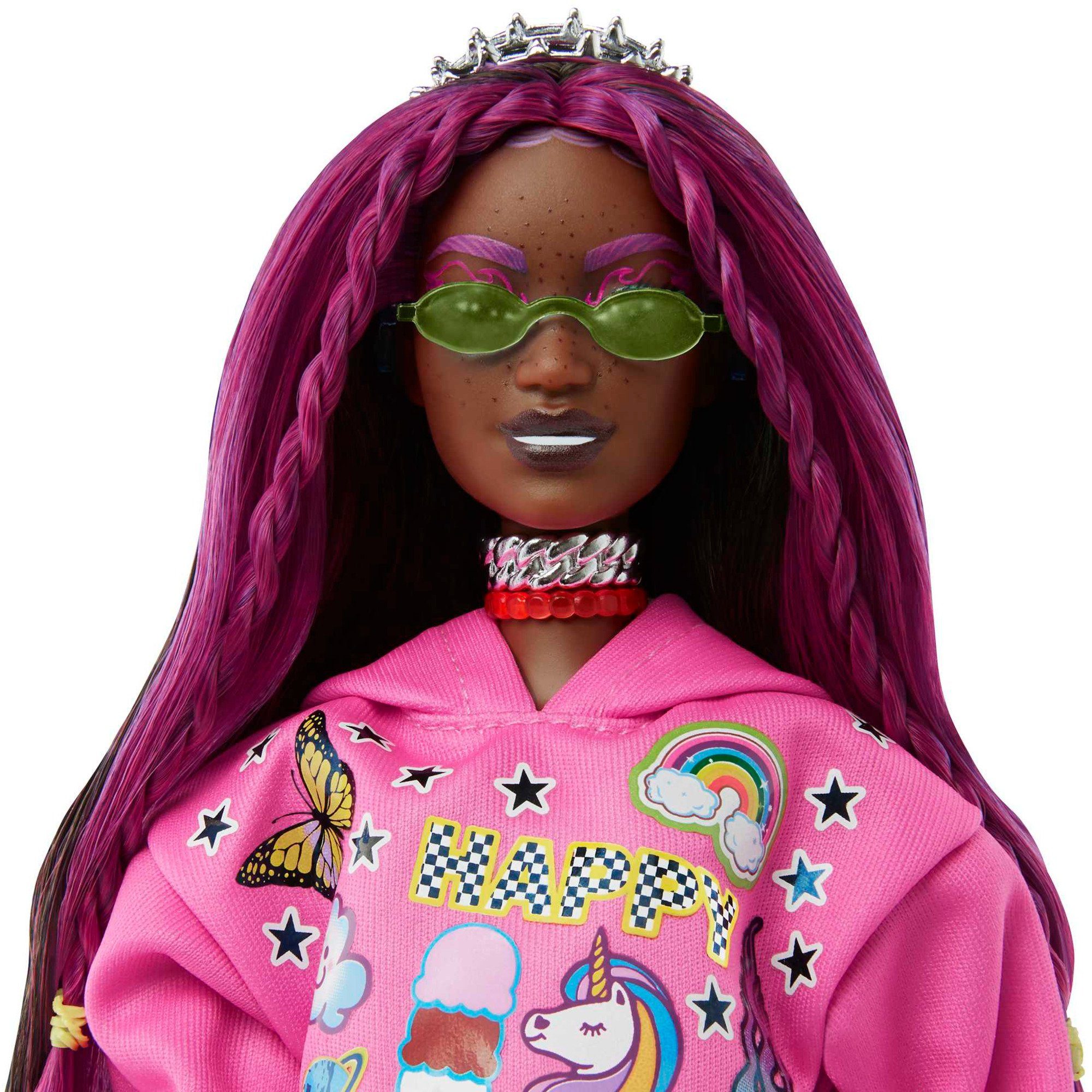 Mattel® Babypuppe Barbie Barbie Extra pinkfarbenes - Puppe 19