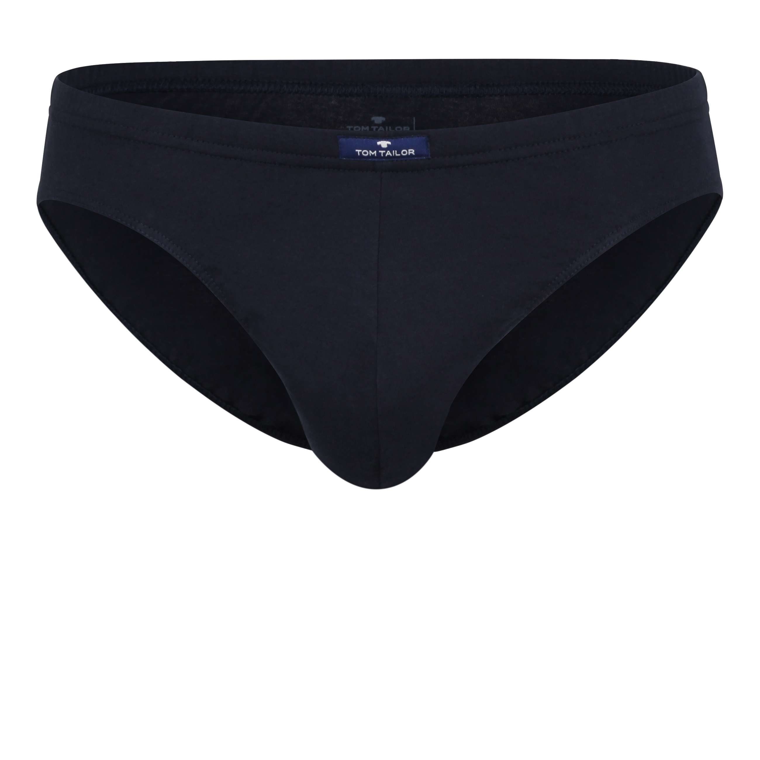 Slip TOM TAILOR Herren Slip blau uni 7er Pack