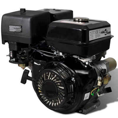 vidaXL Stromerzeuger Benzinmotor 15 PS 11 kW Schwarz