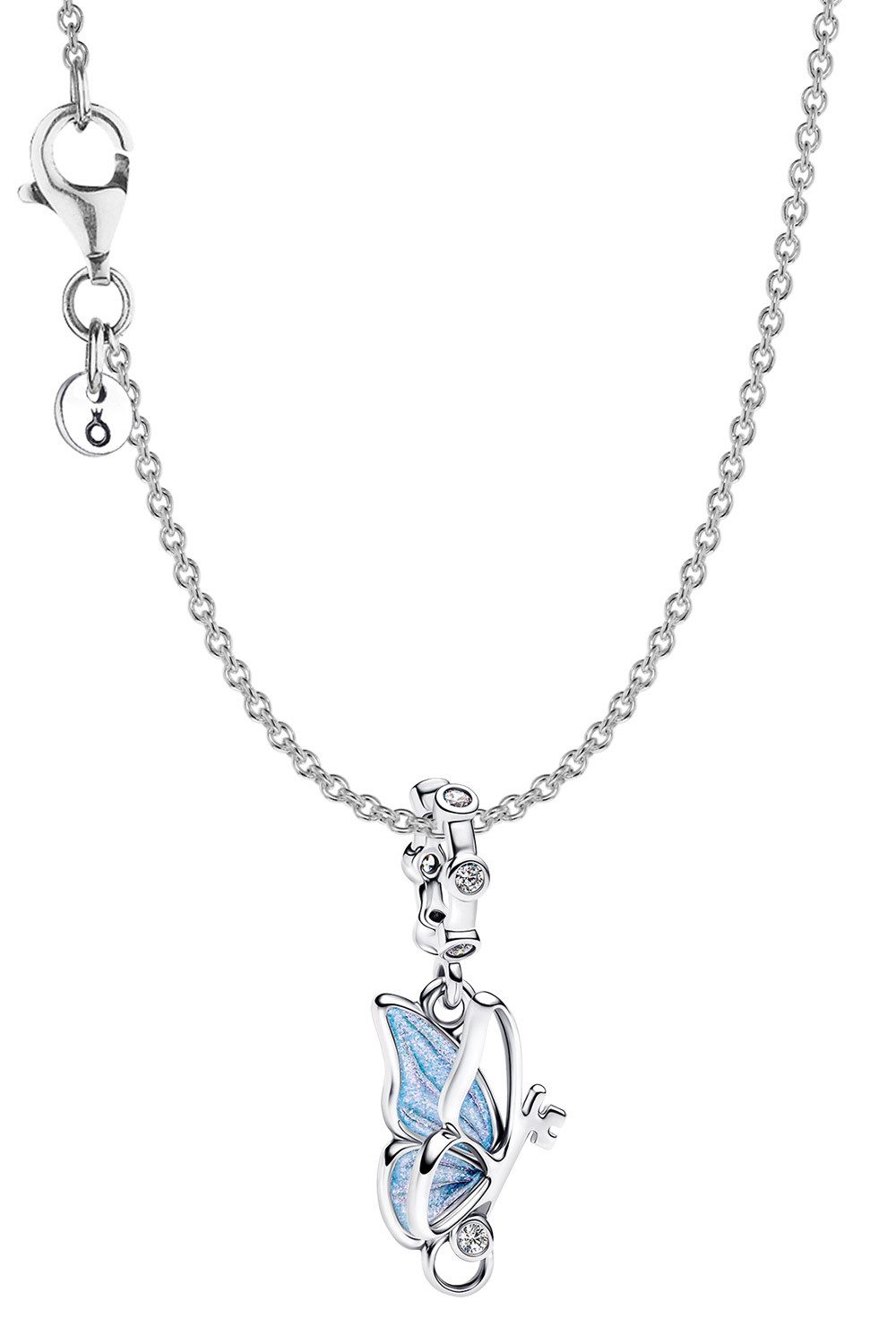 Pandora Kette mit Anhänger Geschenkset für Damen Silber Schmetterling