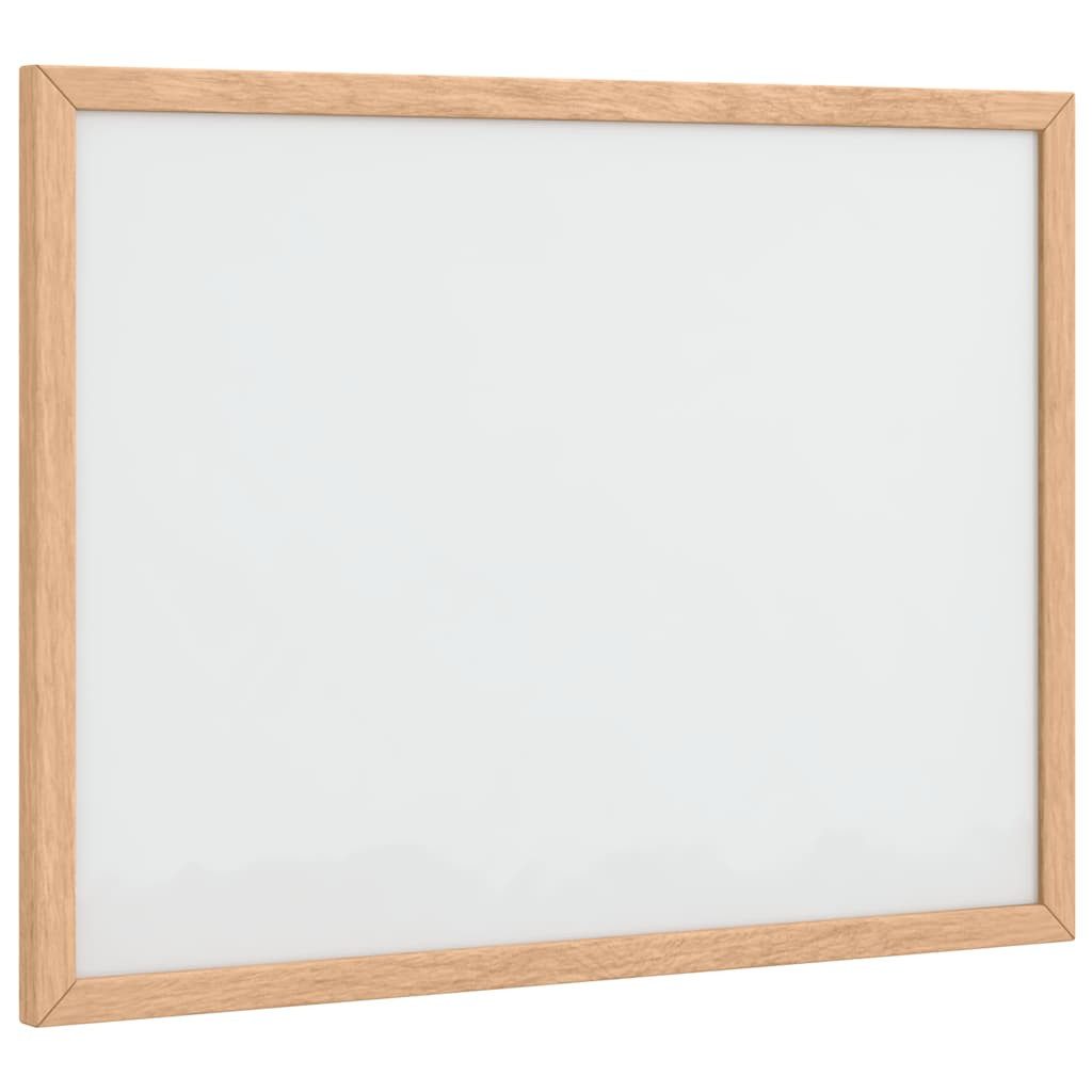 vidaXL Pinnwand Magnetisches Whiteboard mit massivem Kiefernholzrahmen 40x30 cm