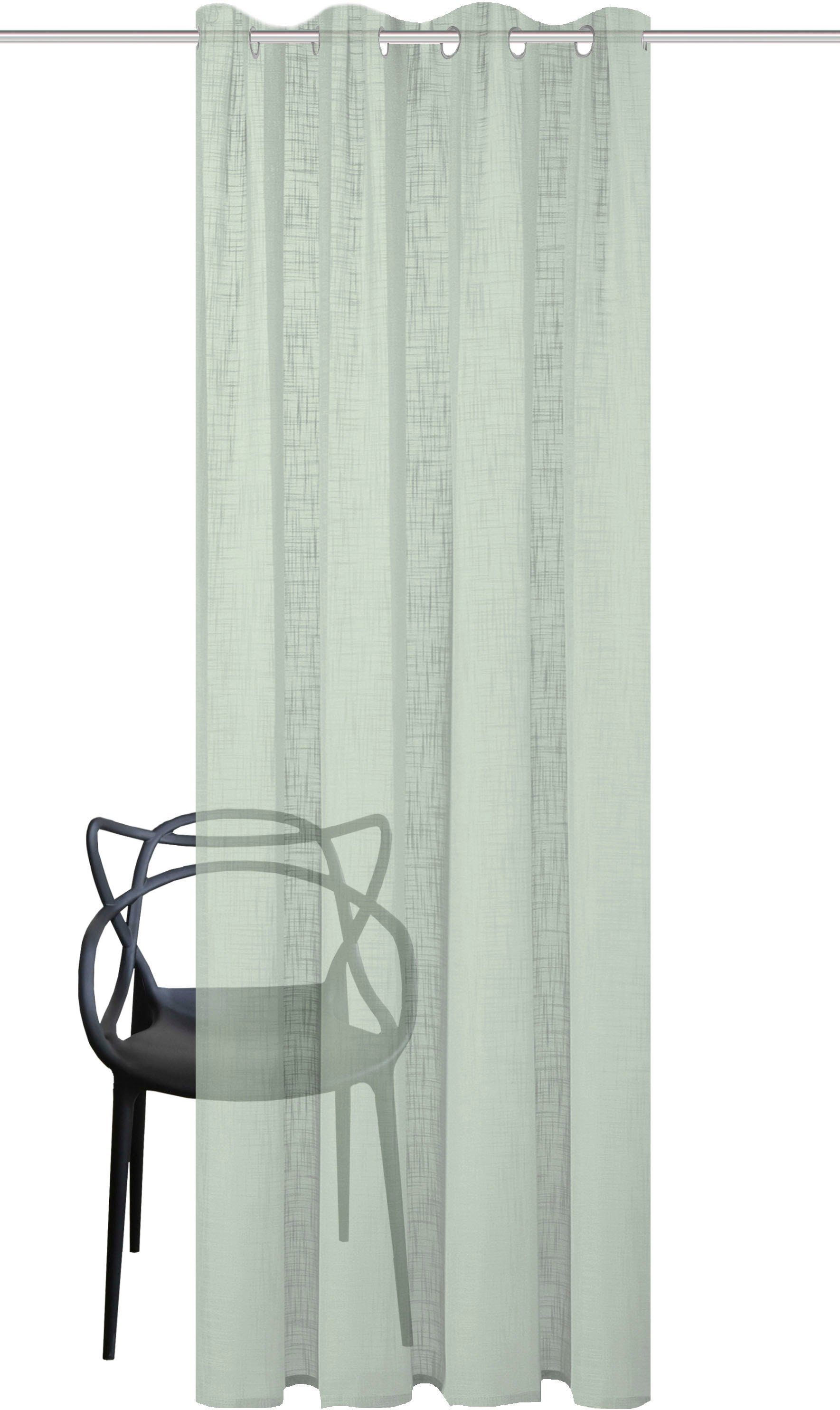 Home Basics Vorhang "SOFTY 2er Pack" Ösen 2 Stk. tlg. 2er Pack Ösenschal SO günstig online kaufen