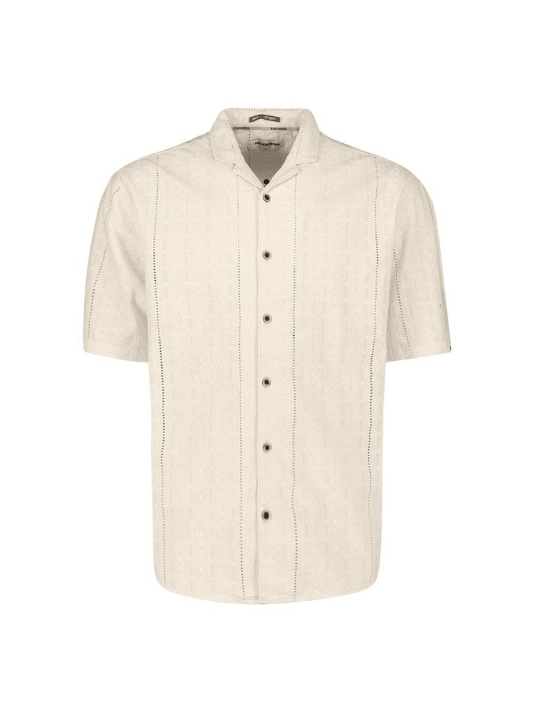 NO EXCESS T-Shirt Shirt Short Sleeve Jacquard Stripe