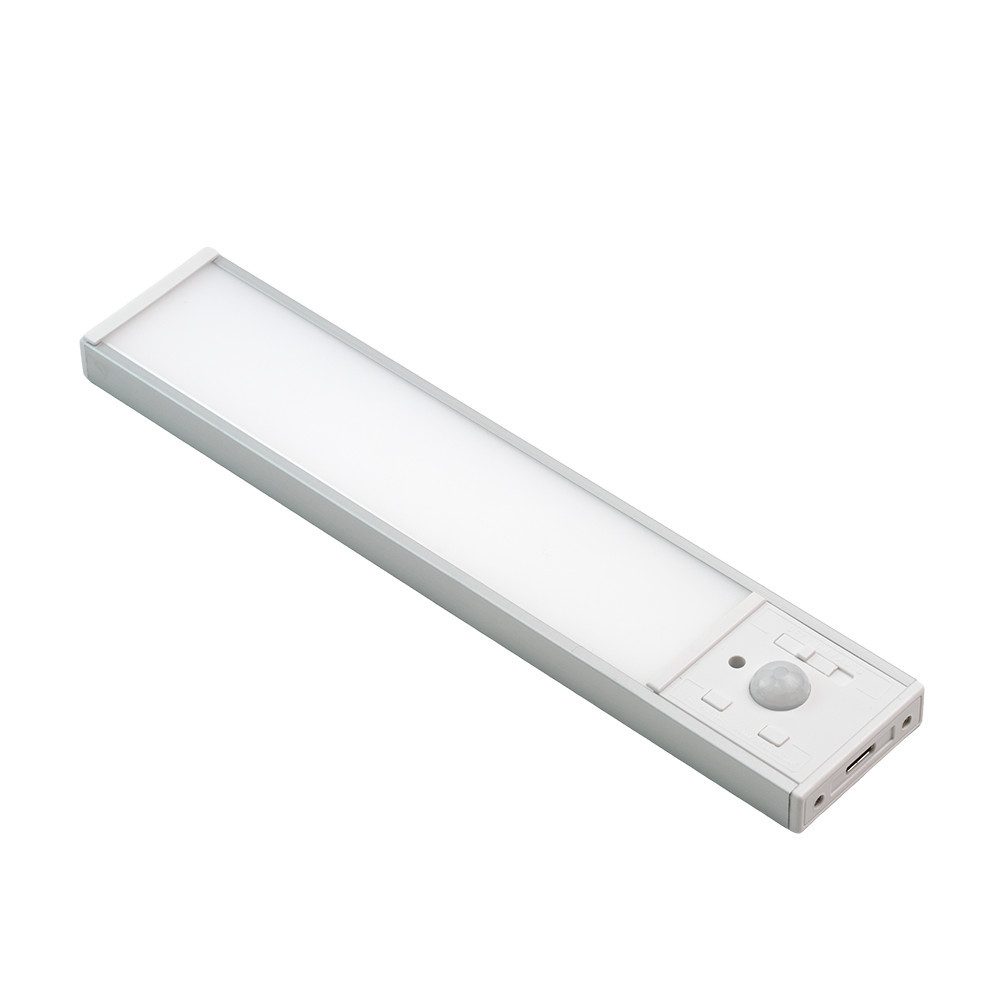 LUXULA LED Unterbauleuchte LUXULA LED Unterbauleuchte 20 cm 2 W CCT einstellbar Silber, LED fest integriert, Farbwechsler