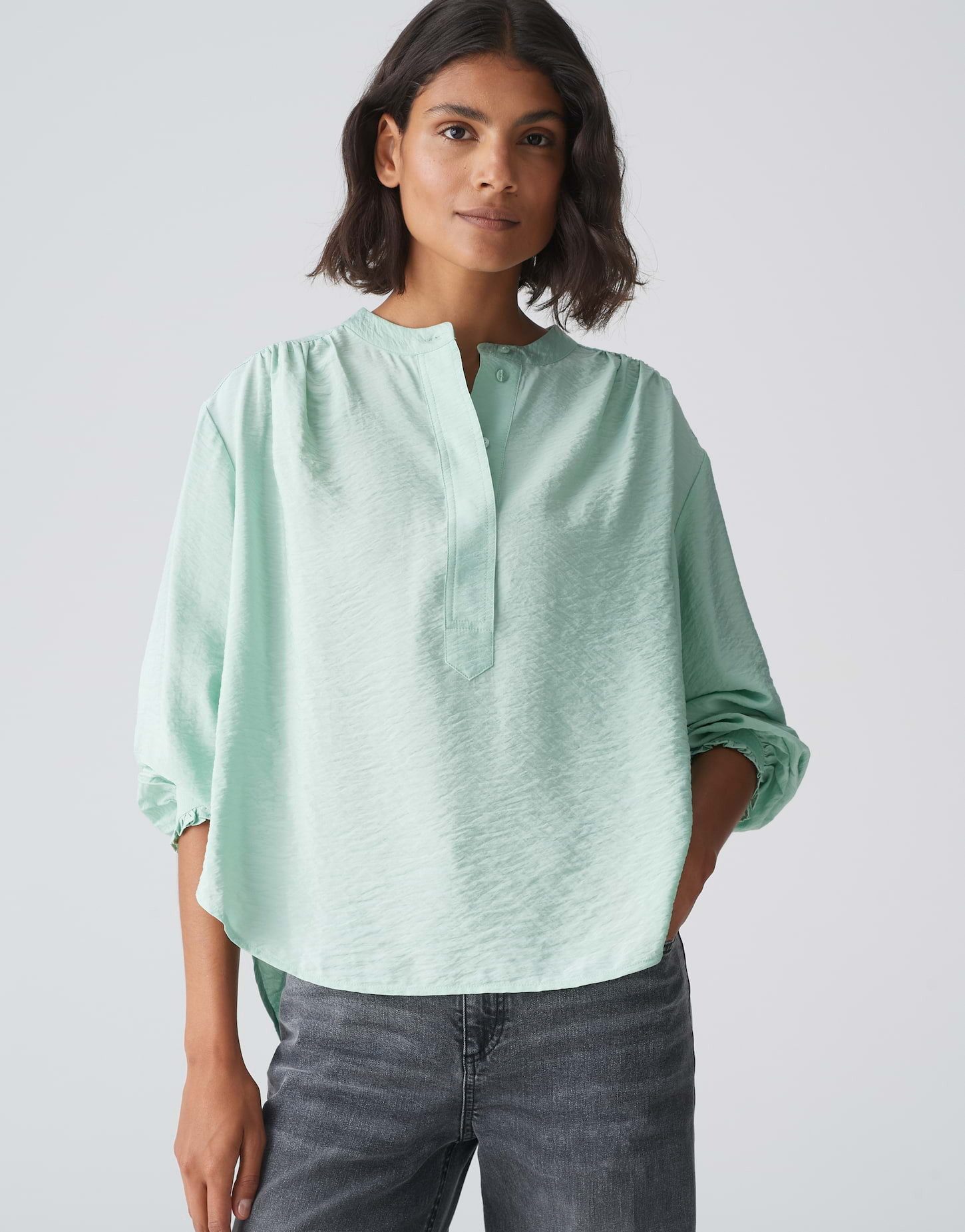 OPUS Langarmbluse Stehkragenbluse FENKE günstig online kaufen