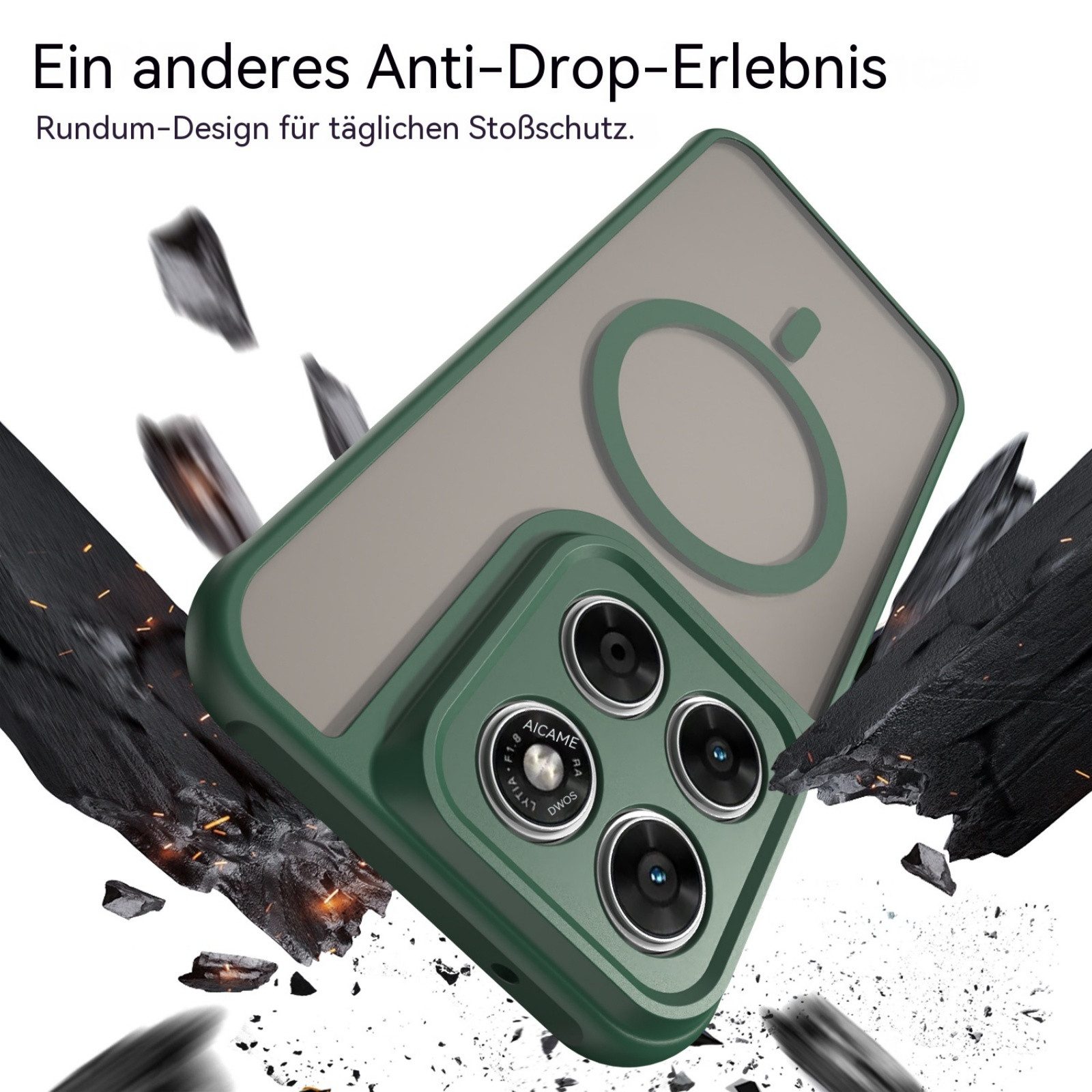 betterfon Handyhülle für Motorola Modelle,Magsafe Hülle Magnet Case, Magnetisches Laden, kompatibel mit kabellosem Ladezubehör – Bild 4 von 5