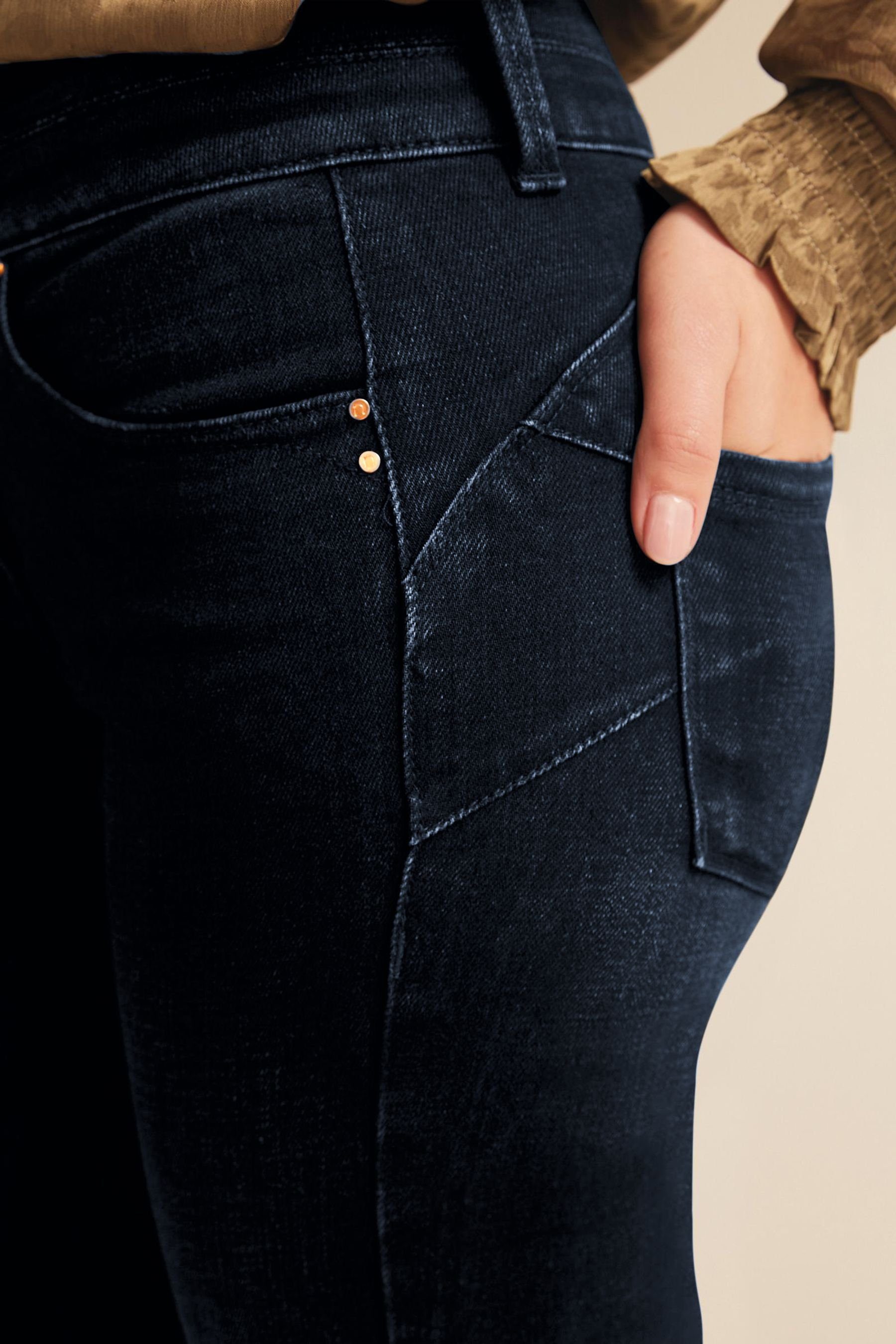 Lift, Jeans & Next Push-up-Jeans Inky Blue Shape Slim Slim (1-tlg)