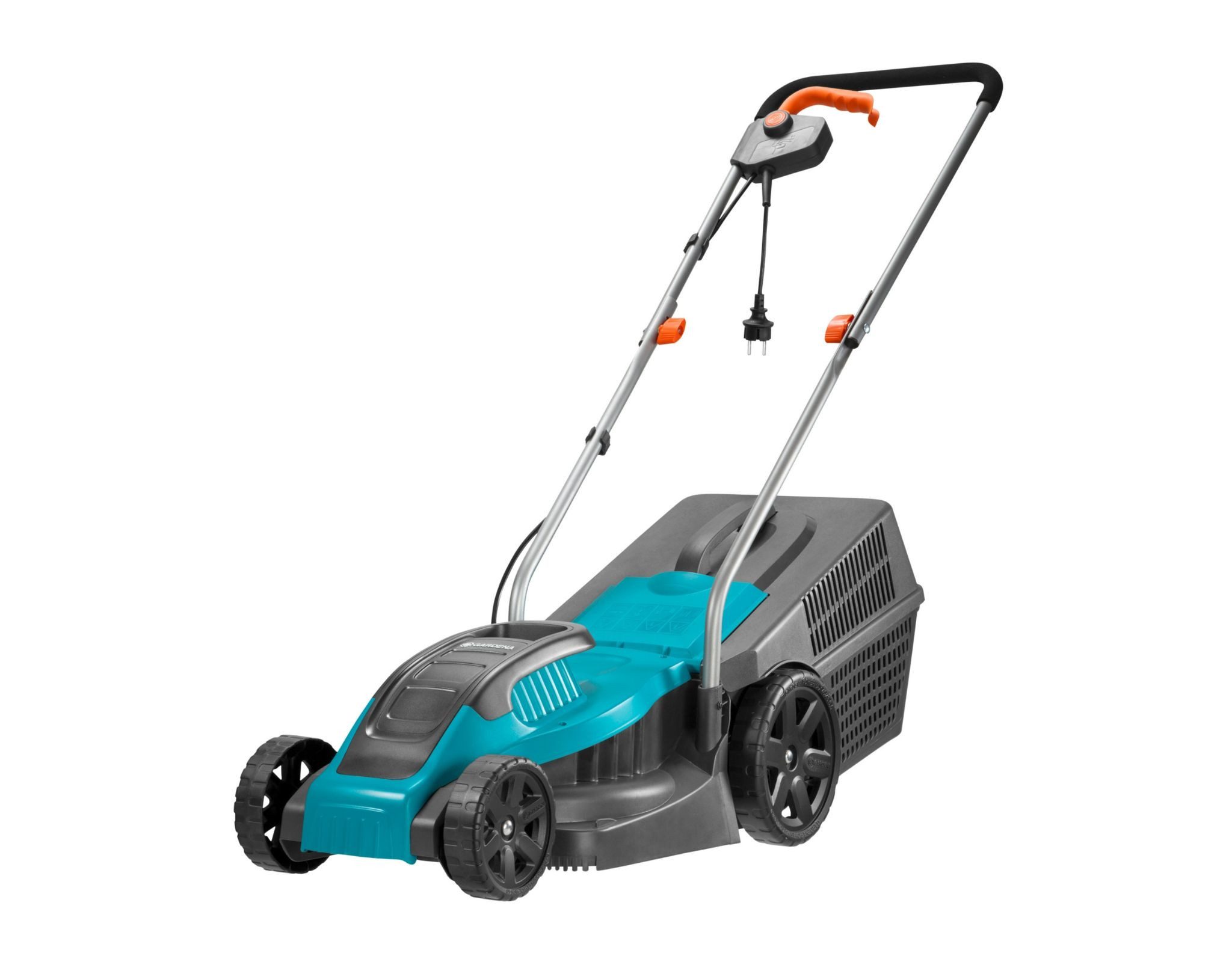 GARDENA Elektrorasenmäher Elektro-Rasenmäher Gartenmäher 1100 Watt bis 300 m² PowerMax 1100/32, 32 cm Schnittbreite