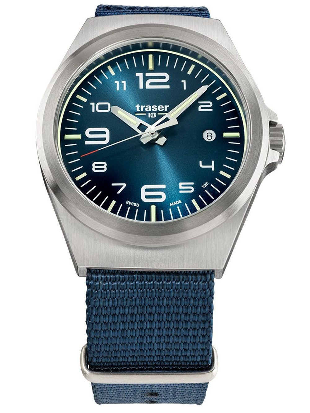 Traser Quarzuhr Traser H3 108216 P59 Esssential M Blue Herrenuhr 42mm 10ATM Traser H3 108216 P59 Esssential M Blue Herrenuhr 42mm 10ATM