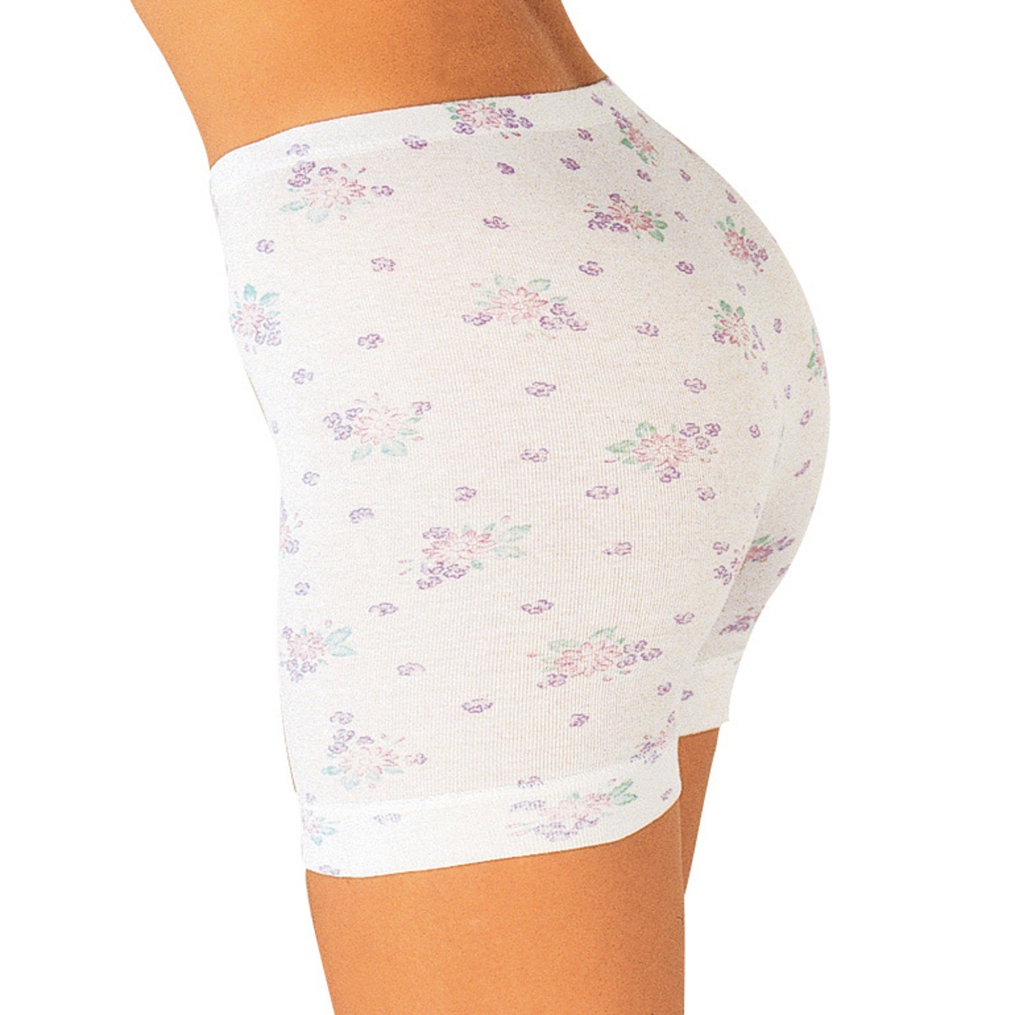 conta Slip Damen-Schlüpfer 2er-Pack kochfest Feinripp Blumen