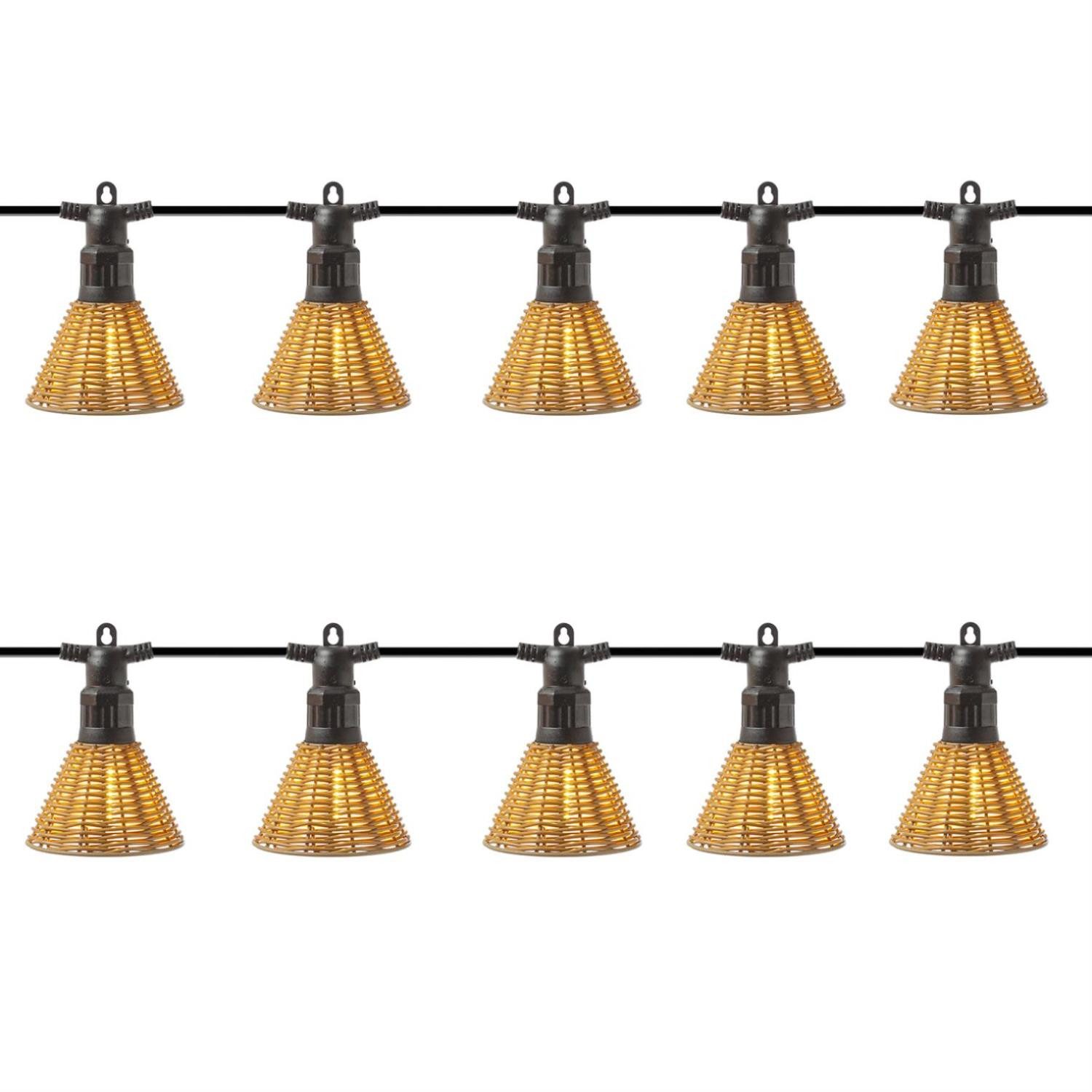 MARELIDA LED-Lichterkette Lampenschirme Party Deko Boho günstig online kaufen