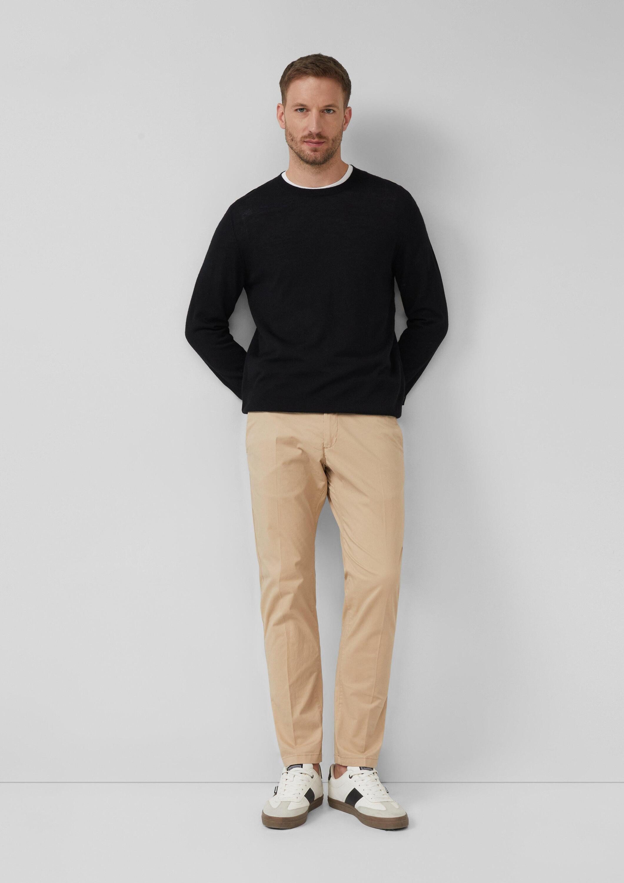 s.Oliver Chinos Hose Regular Fit: Chinohose aus Premium-Baumwollstretch