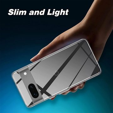 CoolGadget Handyhülle Transparent Ultra Slim Case für Google Pixel 7a 6,1 Zoll, Silikon Hülle Dünne Schutzhülle für Pixel 7a Hülle