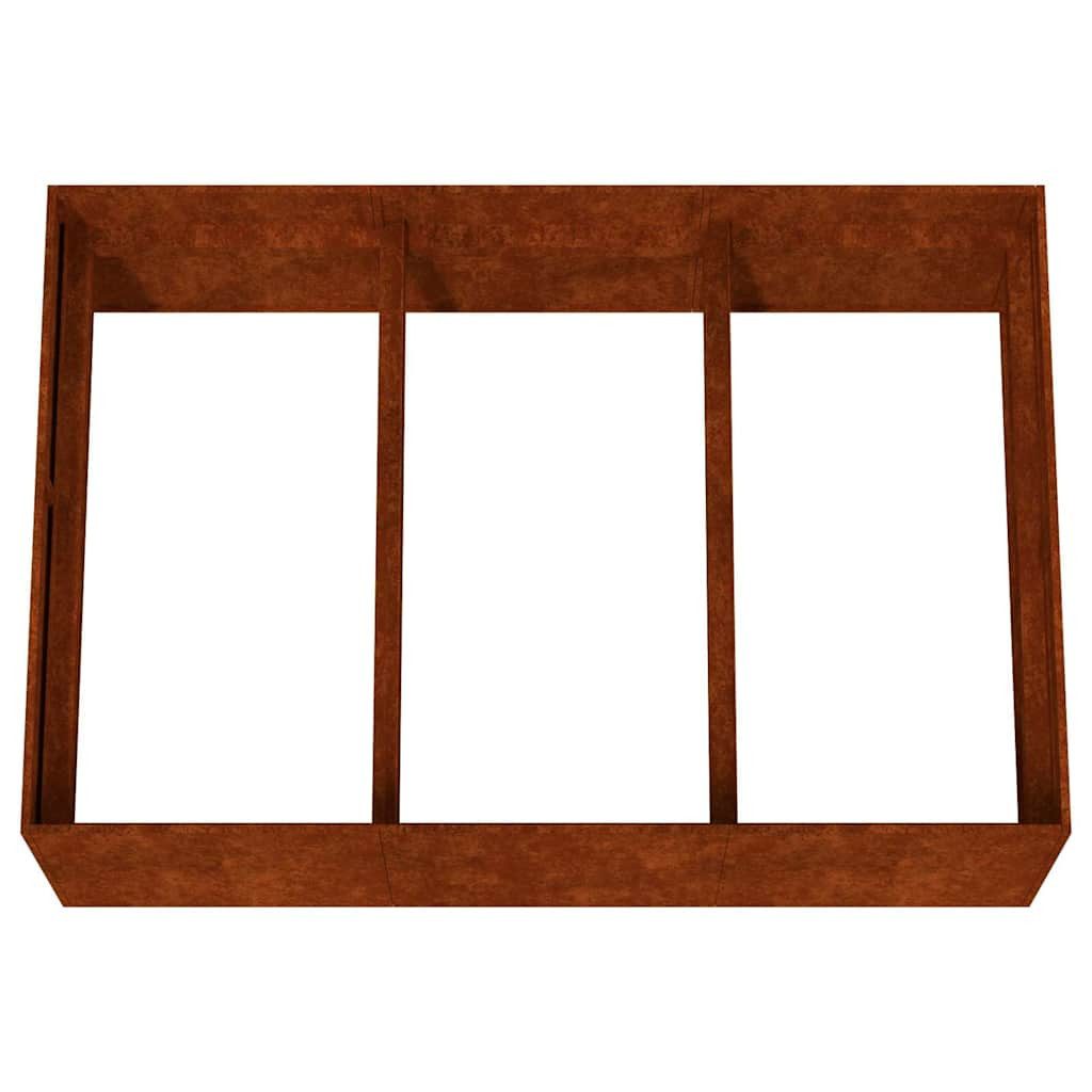 vidaXL Hochbeet Hochbeet 120x80x40 cm Cortenstahl (1 St) – Bild 5 von 5