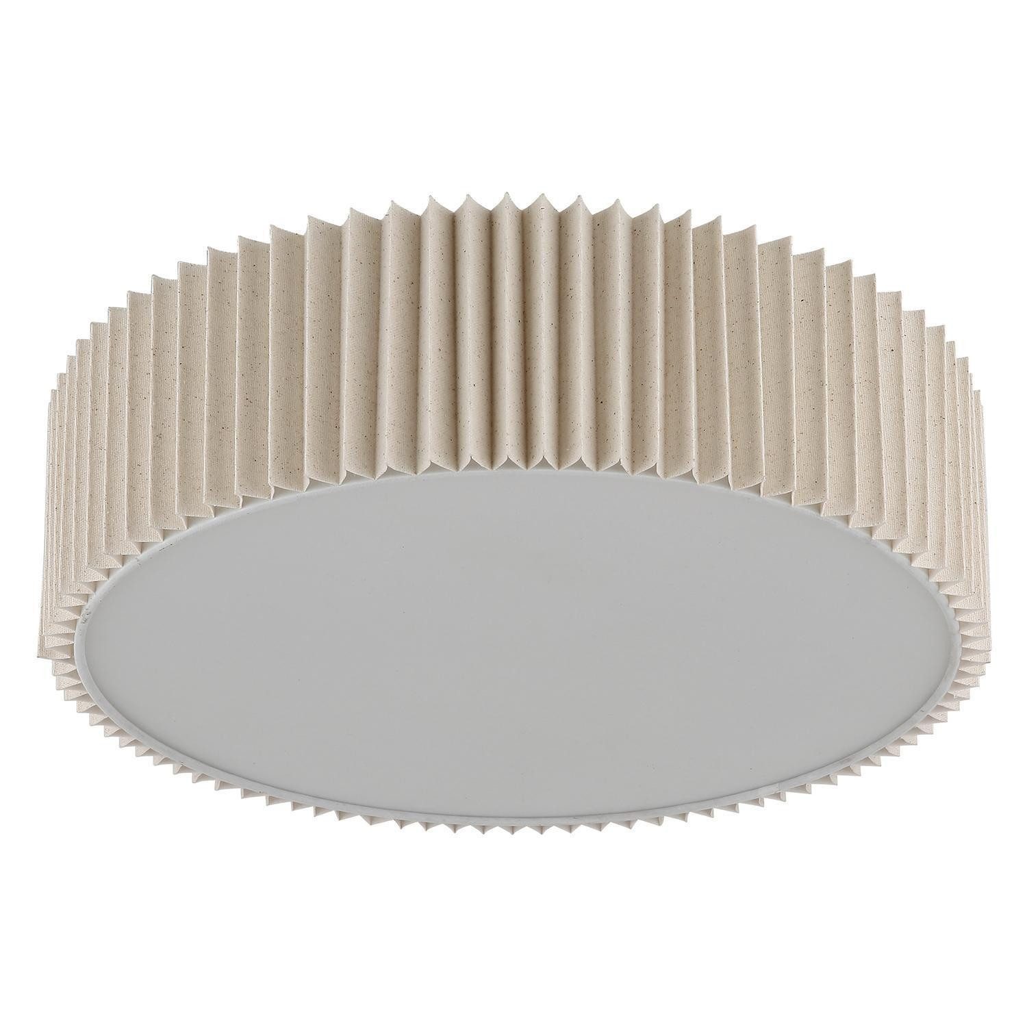 GLOBO LIGHTING Deckenleuchte PAGE, 3-flammig, Beige, Schwarz, Metall, ohne günstig online kaufen