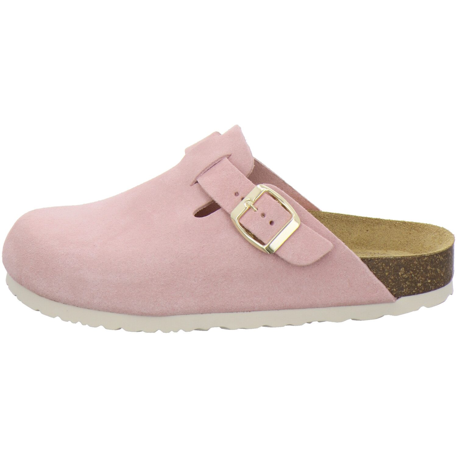 AFS-Schuhe 290032 Clogs Pantolette für Damen aus Leder mit Fußbett, Hausschuhe Made in Germany